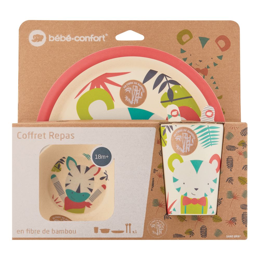 Bebe Confort Cofanetto Pasto 18 Mesi+ Jungle Vibes
