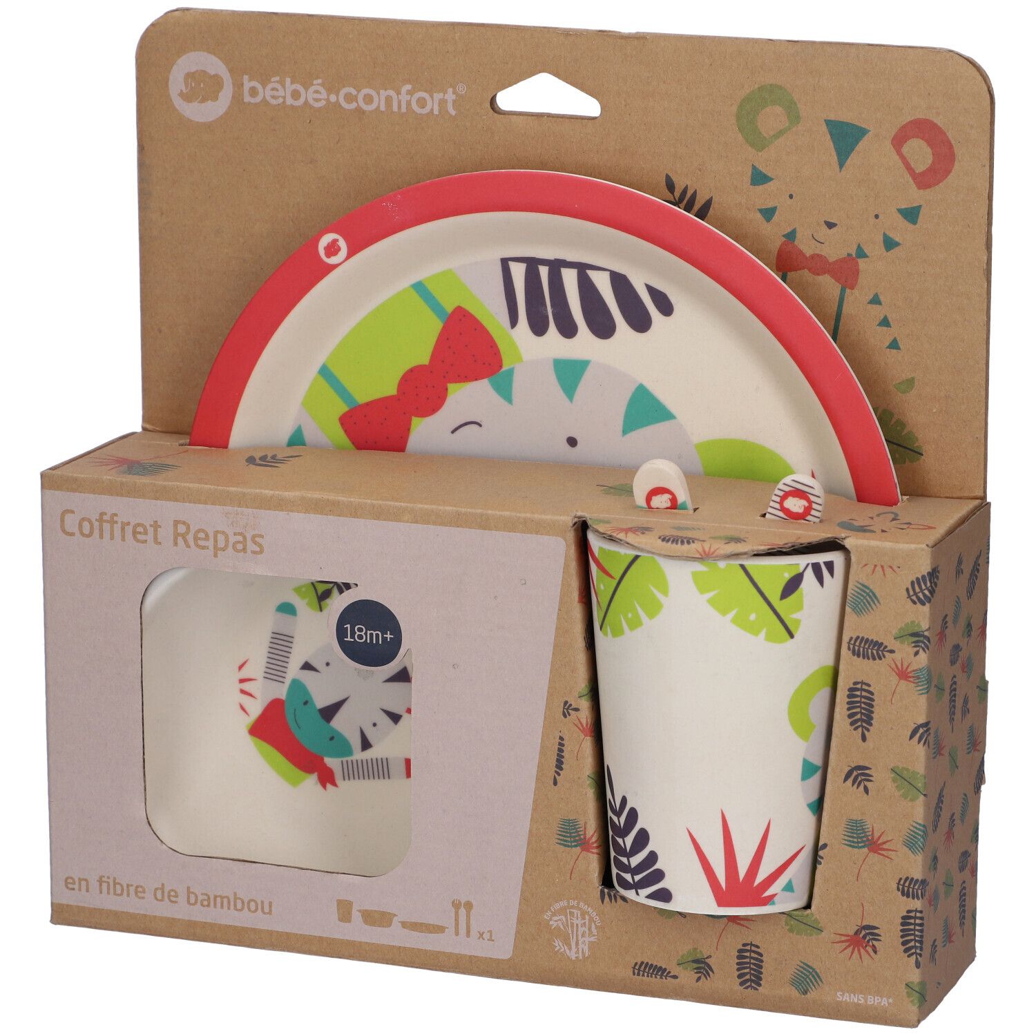 Bebe Confort Cofanetto Pasto 18 Mesi+ Jungle Vibes
