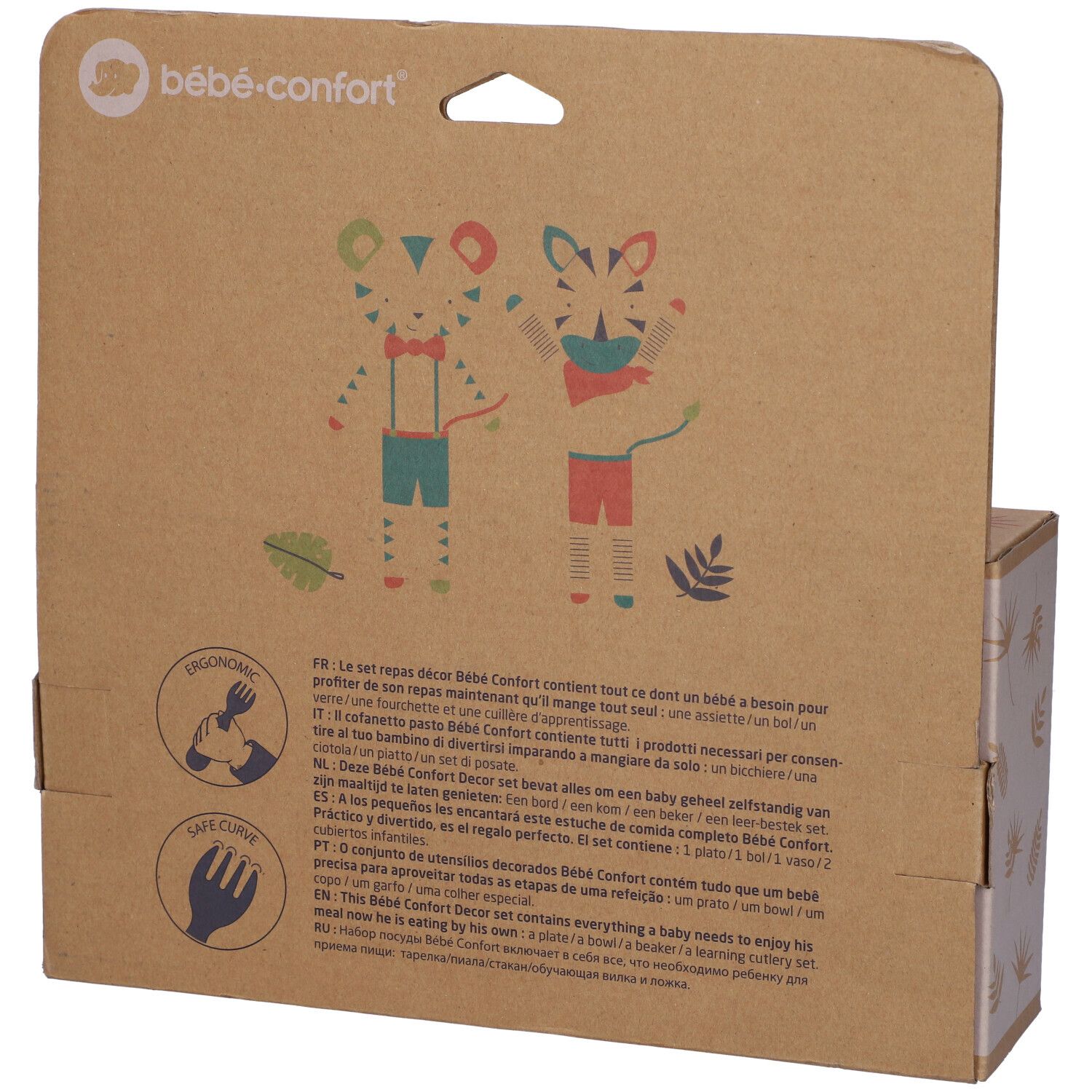 Bebe Confort Cofanetto Pasto 18 Mesi+ Jungle Vibes