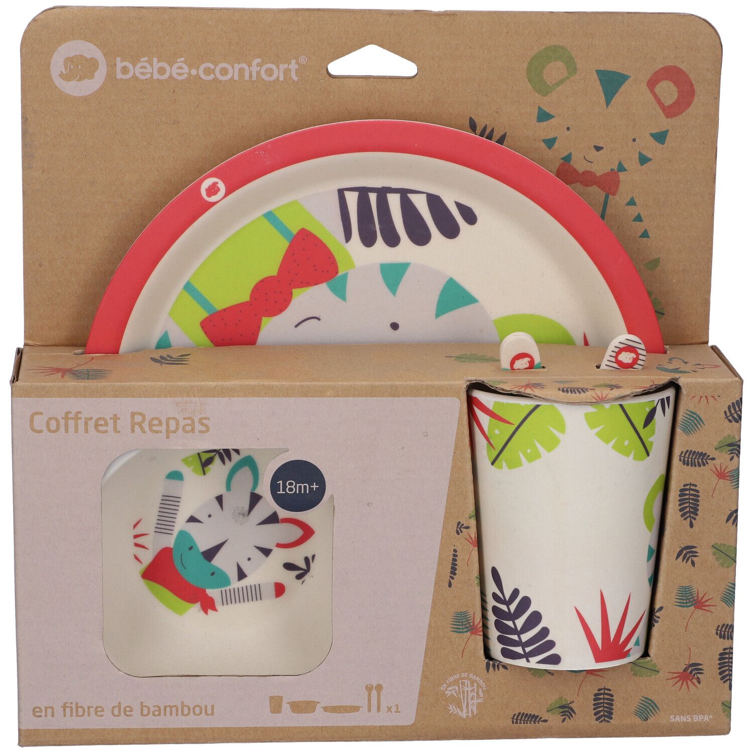 Bebe Confort Cofanetto Pasto 18 Mesi+ Jungle Vibes