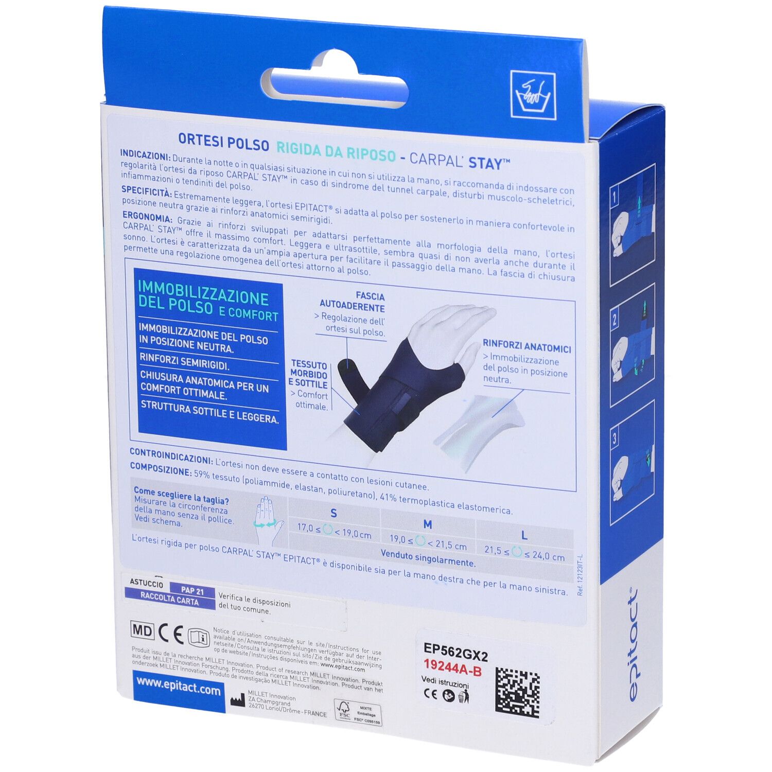 Seba Protezione Set 2-Confezione - Protezioni Polso Pattini