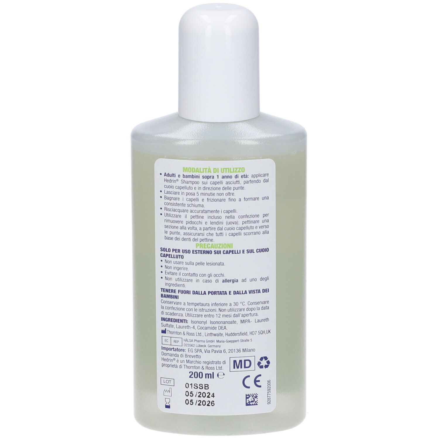 Hedrin Shampoo Antipediculosi