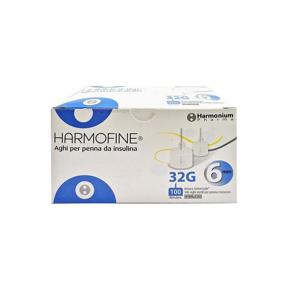 Harmofine Aghi per Penna da Insulina 32G 6mm