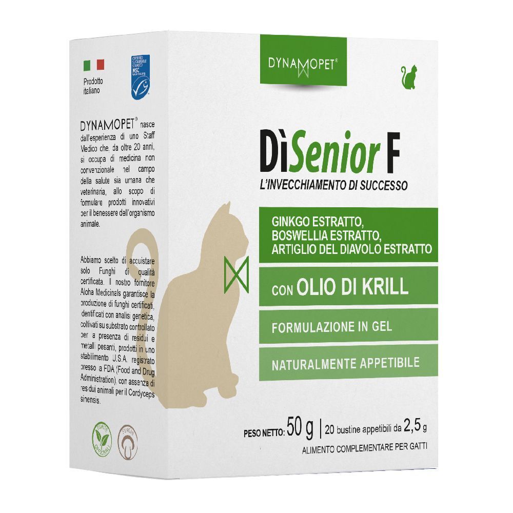 Disenior F Per Gatti 20 Bustine Appetibili Da 2,5 G