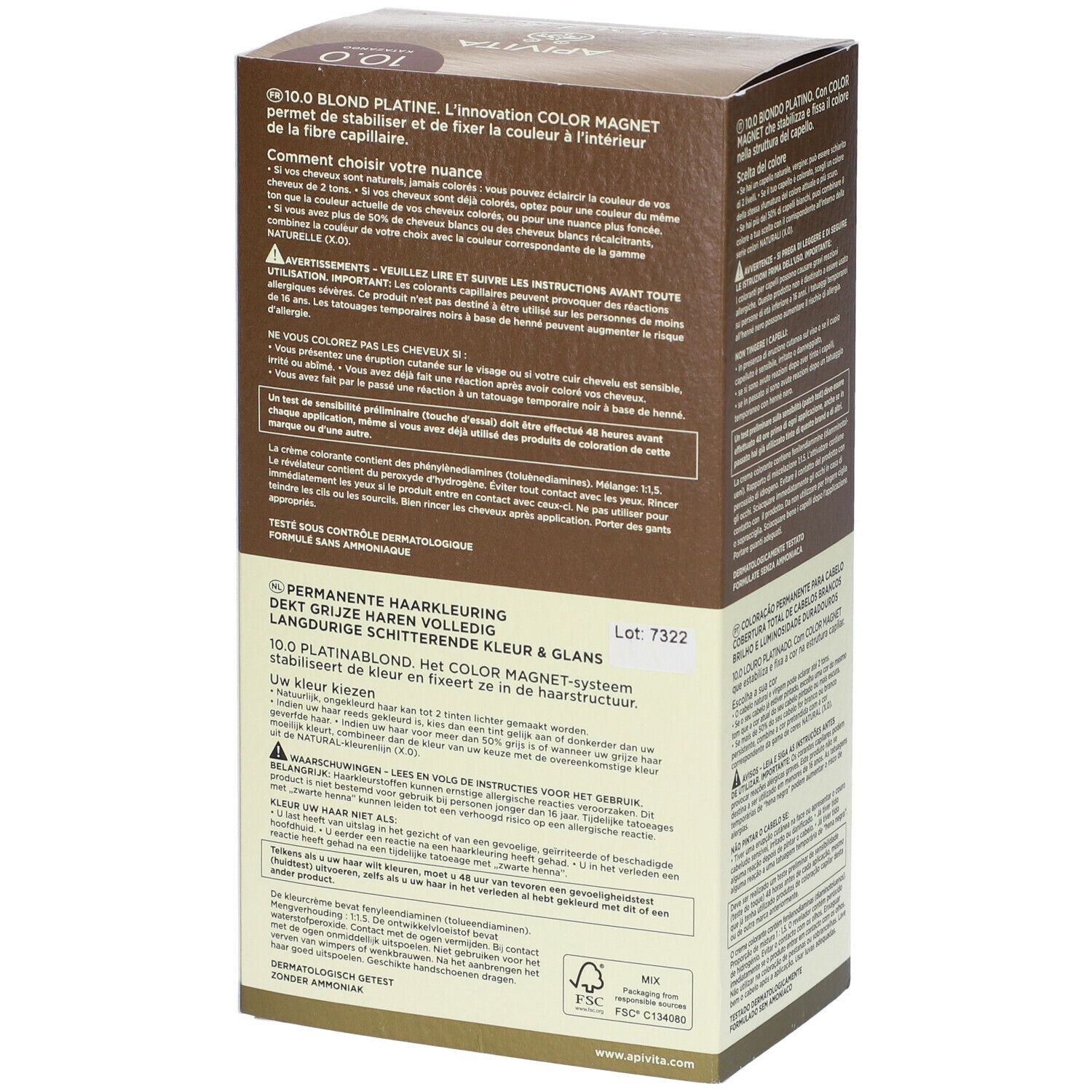 APIVITA My Color Elixir 10.0 Biondo Platino