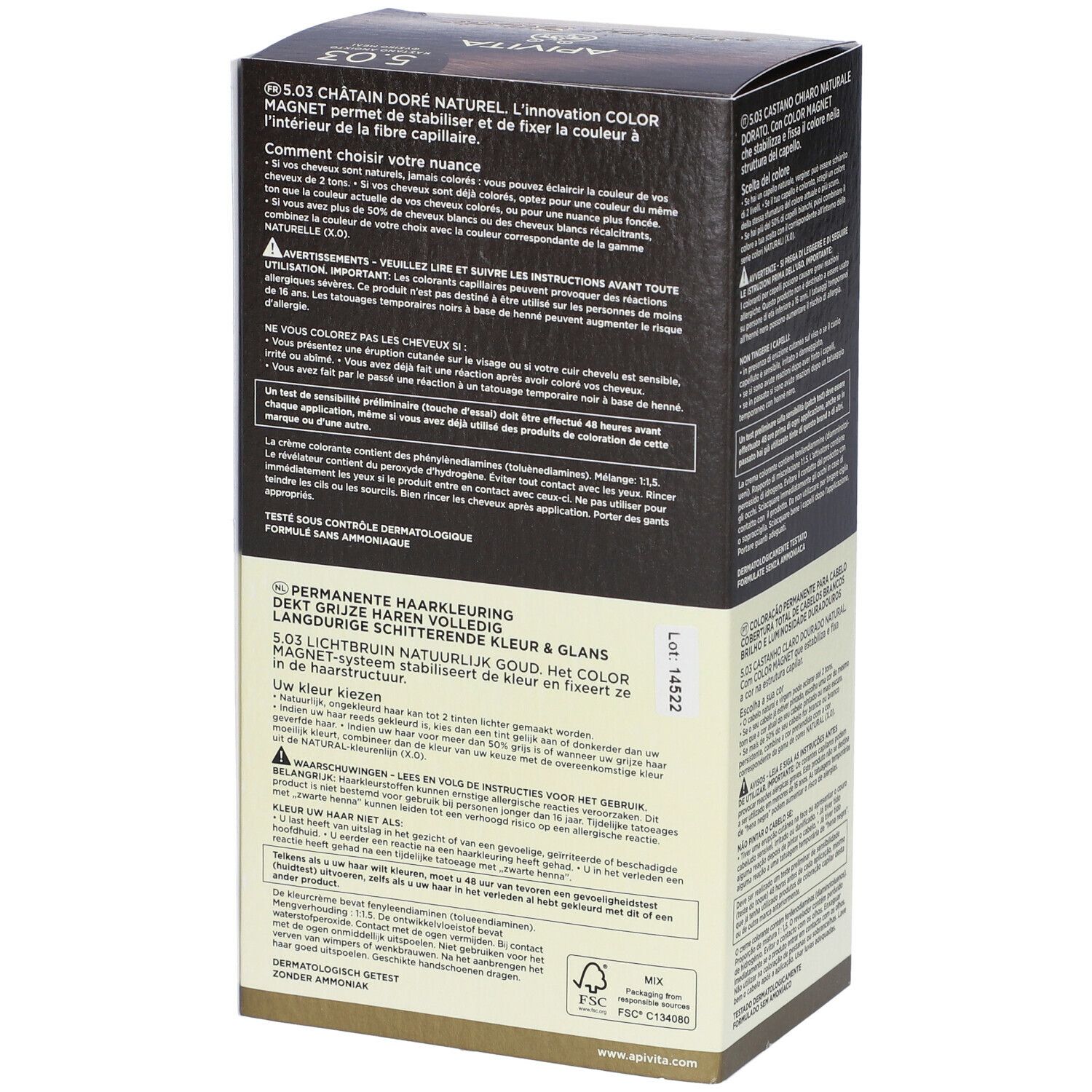 APIVITA My Color Elixir 5.03 Castano Chiaro Naturale Dorato