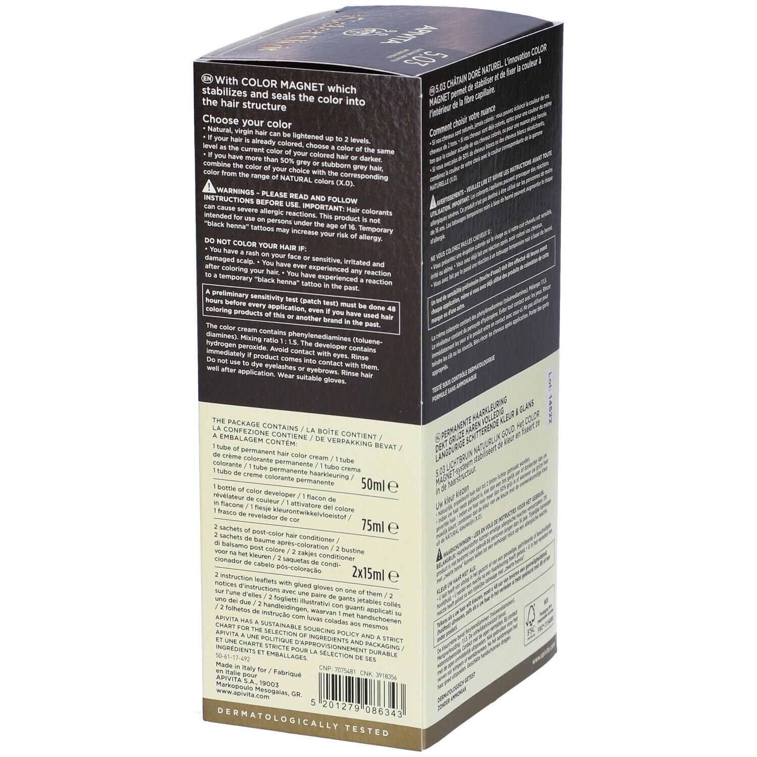 APIVITA My Color Elixir 5.03 Castano Chiaro Naturale Dorato