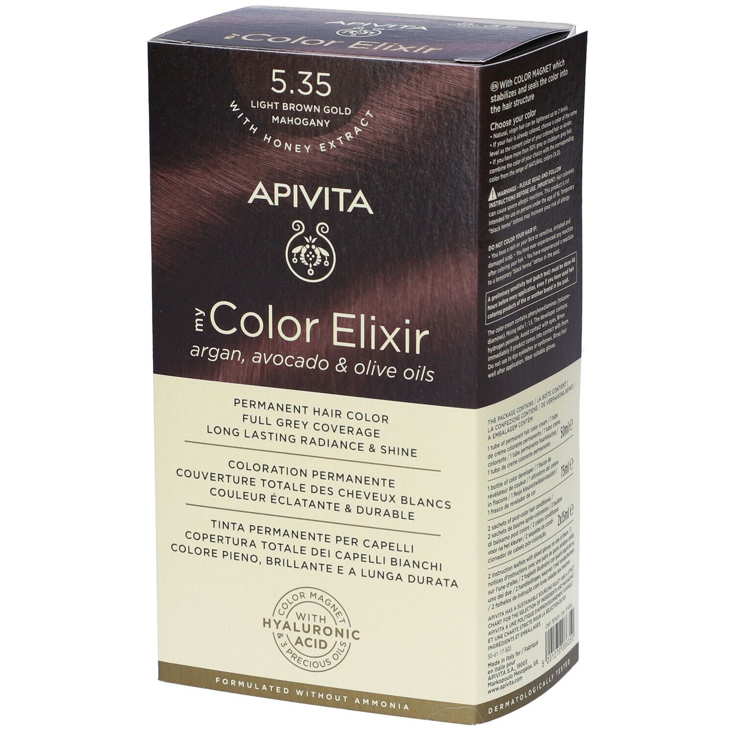 APIVITA My Color Elixir 5.35 Castano Chiaro Dorato Mogano