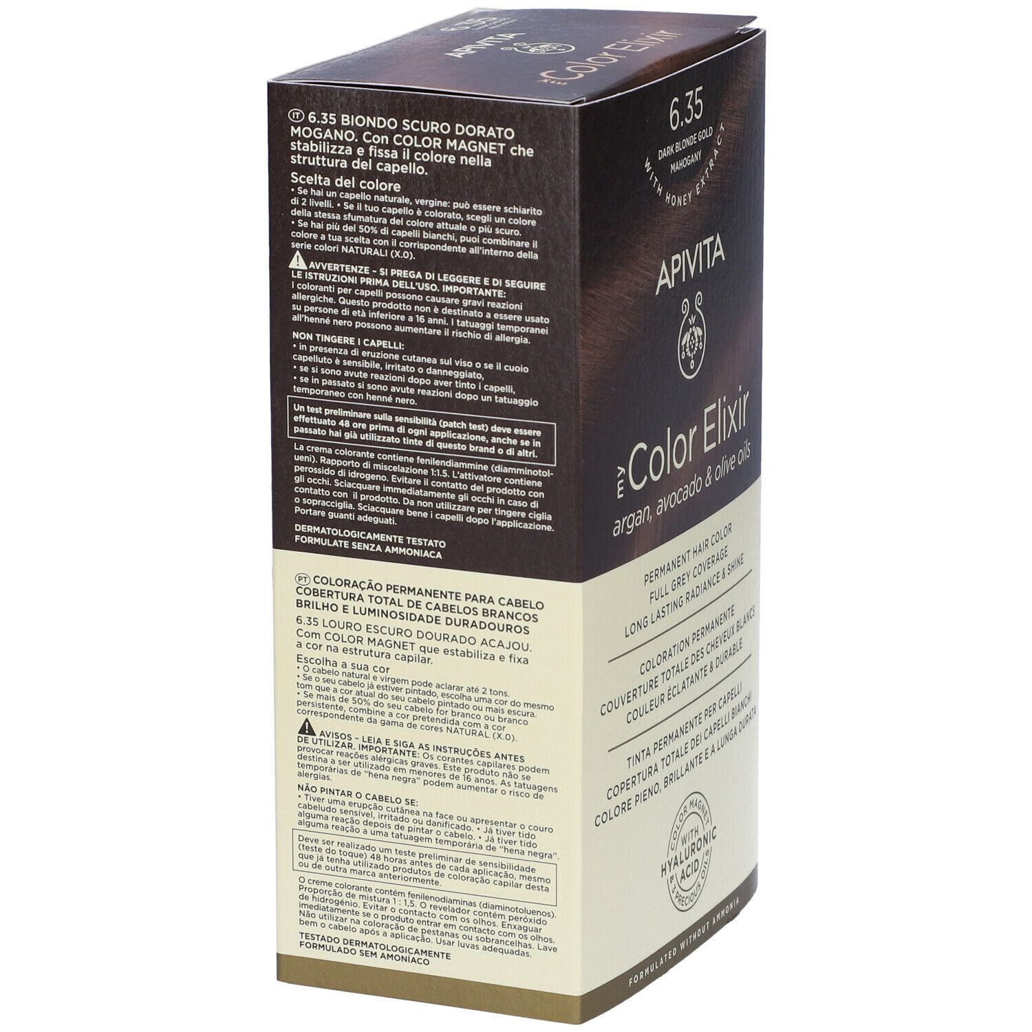 APIVITA My Color Elixir 6.35 Biondo Scuro Dorato Mogano