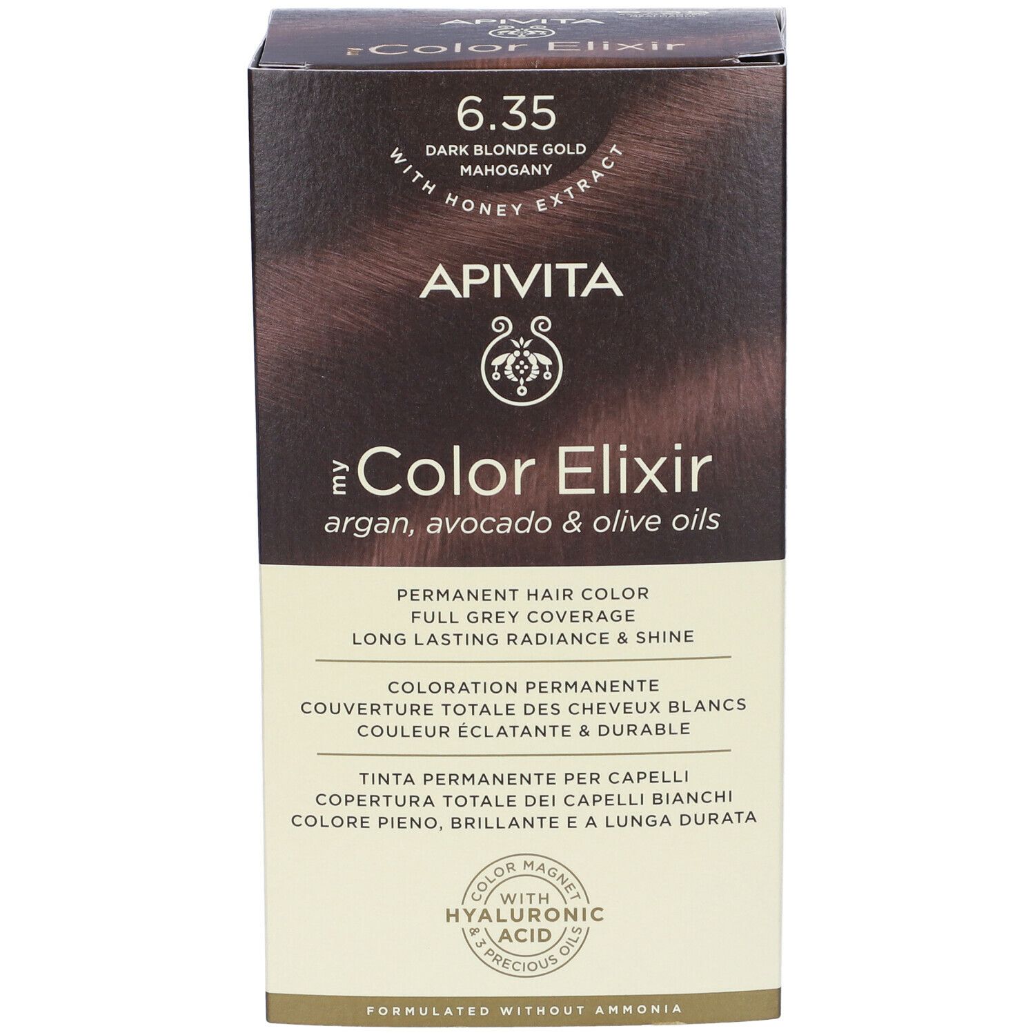 APIVITA My Color Elixir 6.35 Biondo Scuro Dorato Mogano