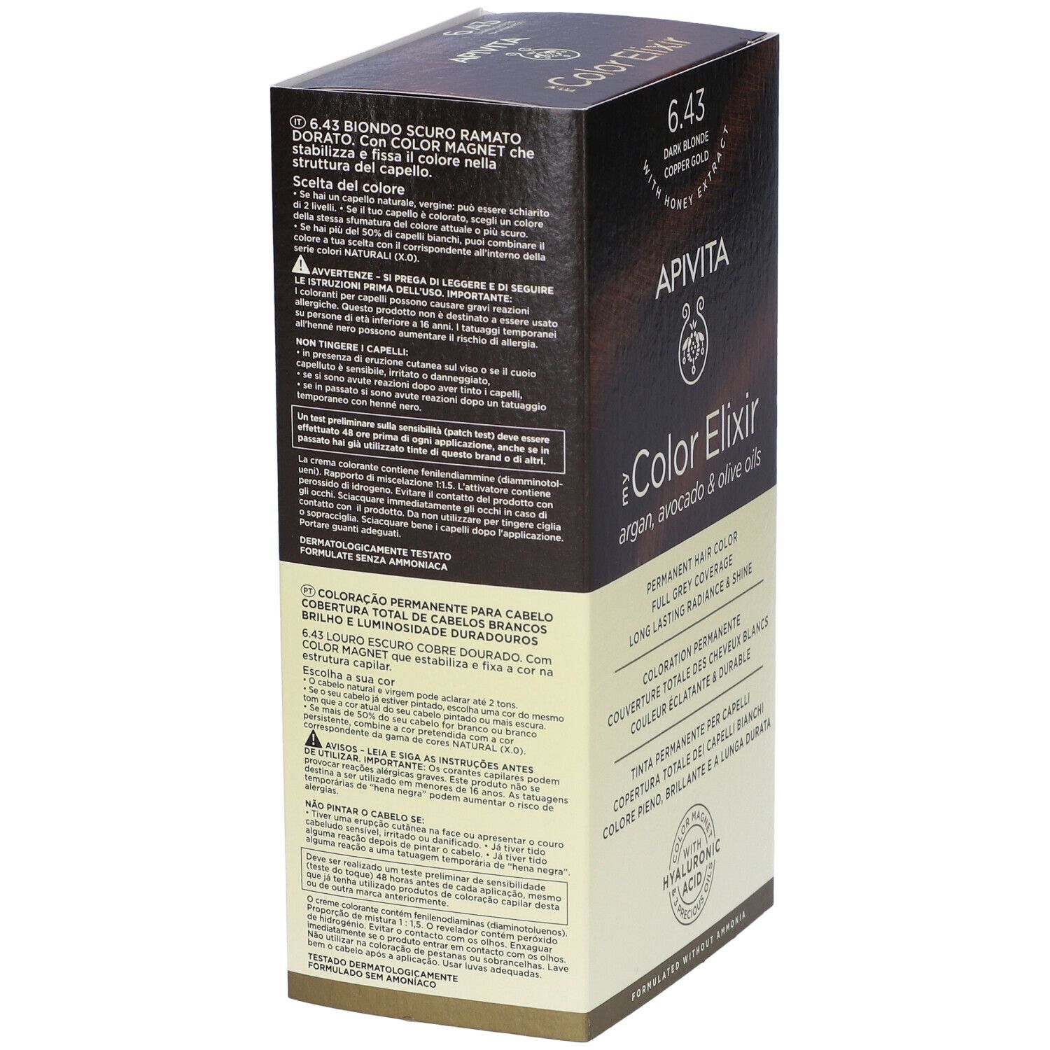 APIVITA My Color Elixir 6.43 Biondo Scuro Ramato Dorato