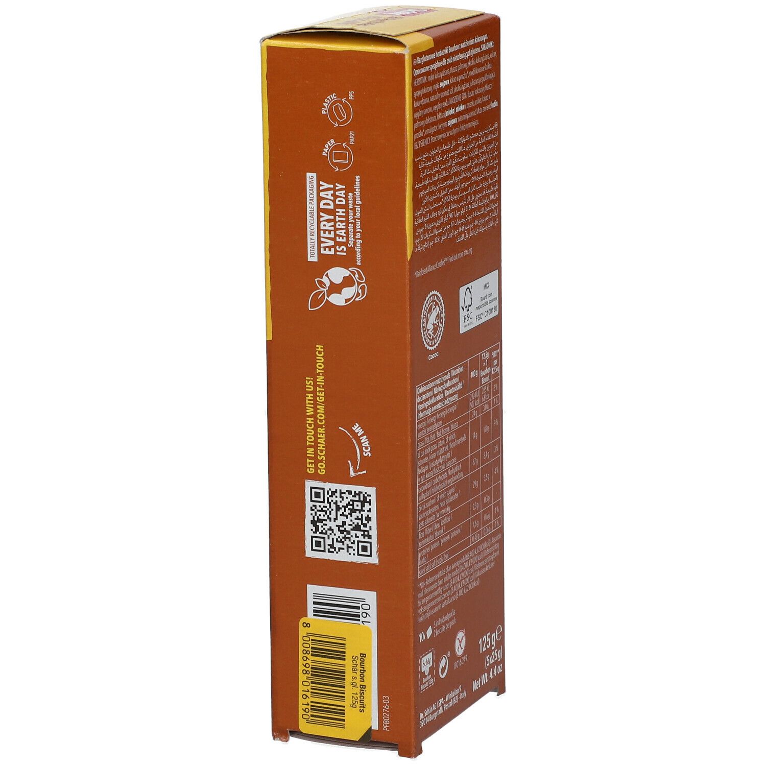 Schär Bourbon Biscuits 5x25 g - Redcare