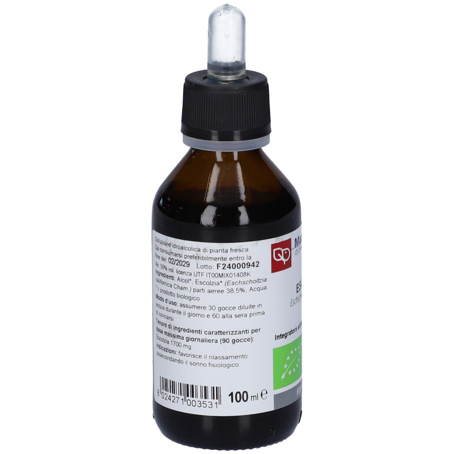 Escolzia Tintura Madre 100 Ml Bio