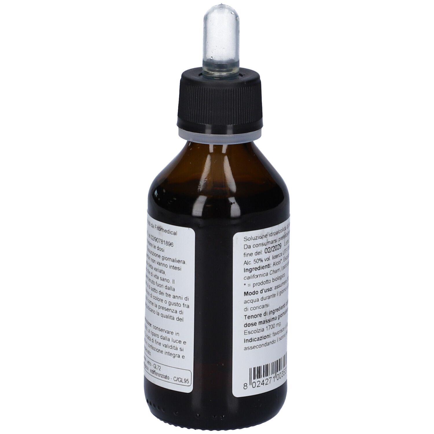 Escolzia Tintura Madre 100 Ml Bio