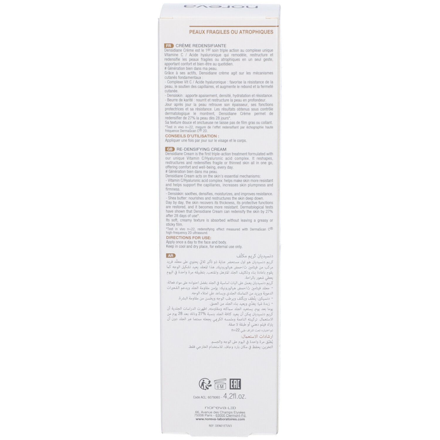 Noreva Densidiane® Crema Ridensificante