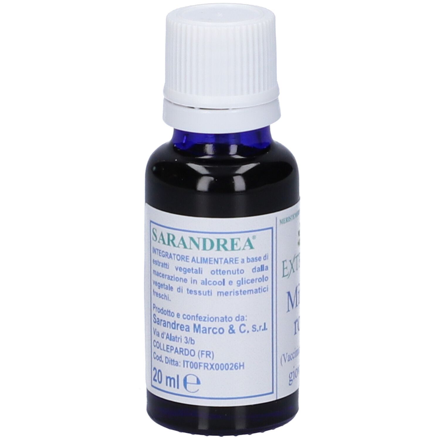 Extragem Mirtillo Rosso Giovani Getti Gocce 20 Ml