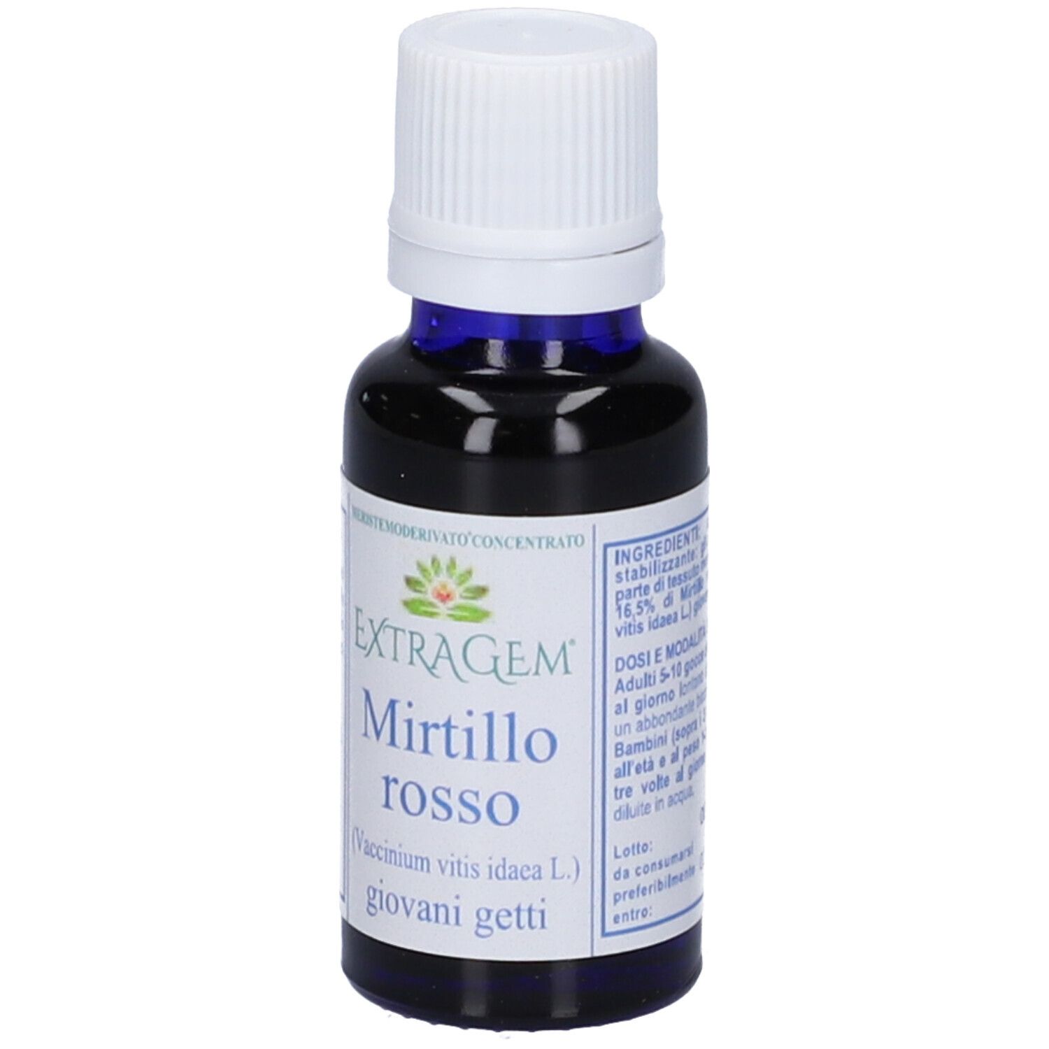 Extragem Mirtillo Rosso Giovani Getti Gocce 20 Ml