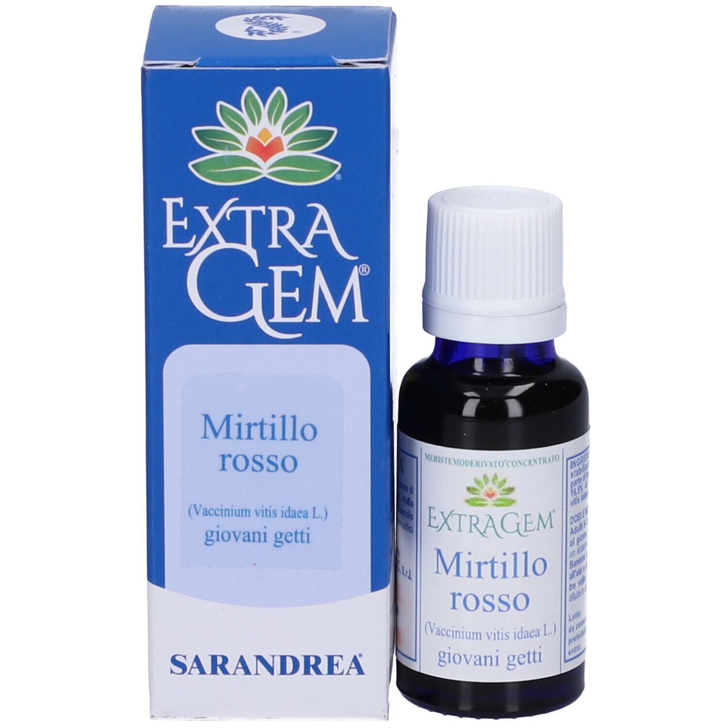Extragem Mirtillo Rosso Giovani Getti Gocce 20 Ml
