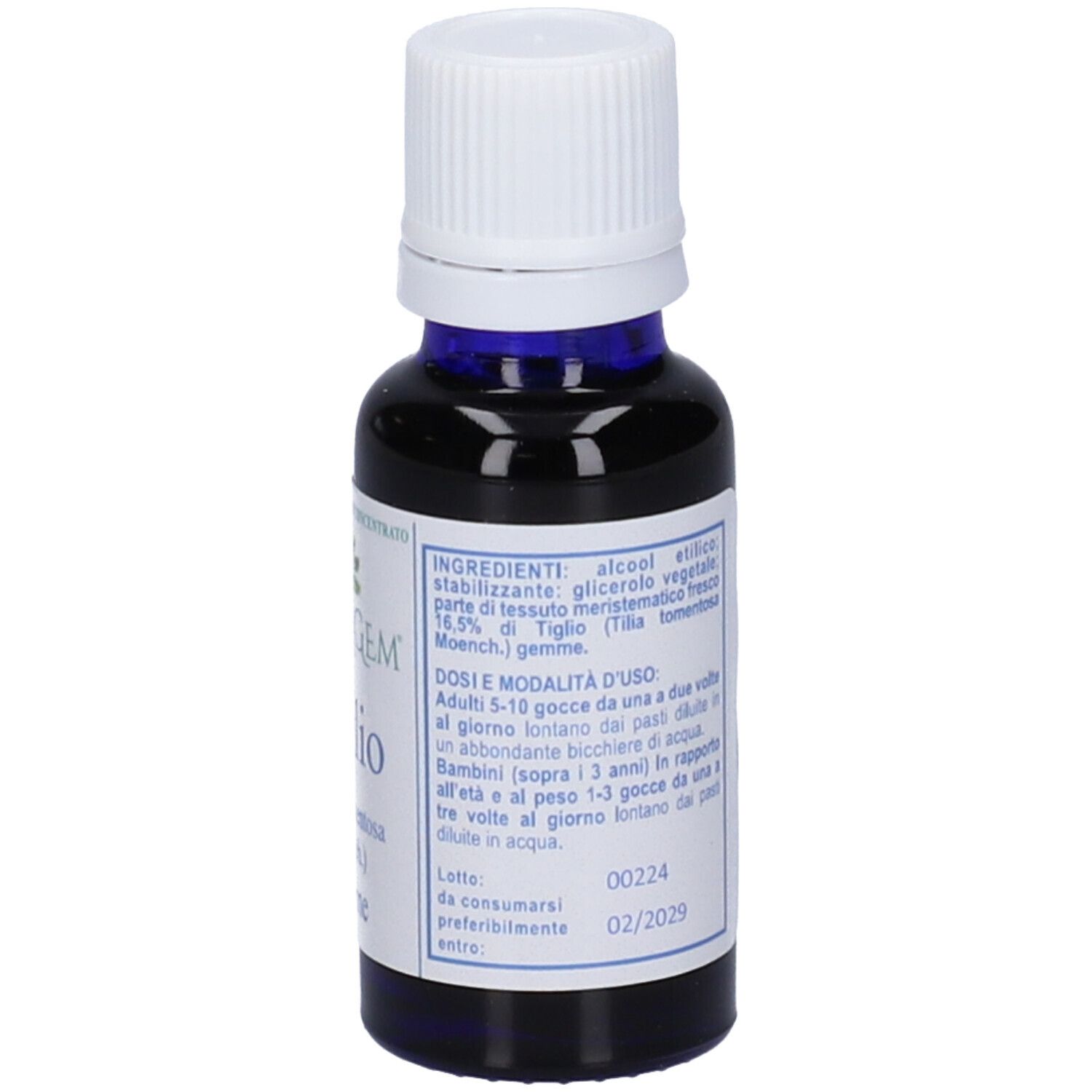 Extragem Tiglio Argentato Gemme Gocce 20 Ml