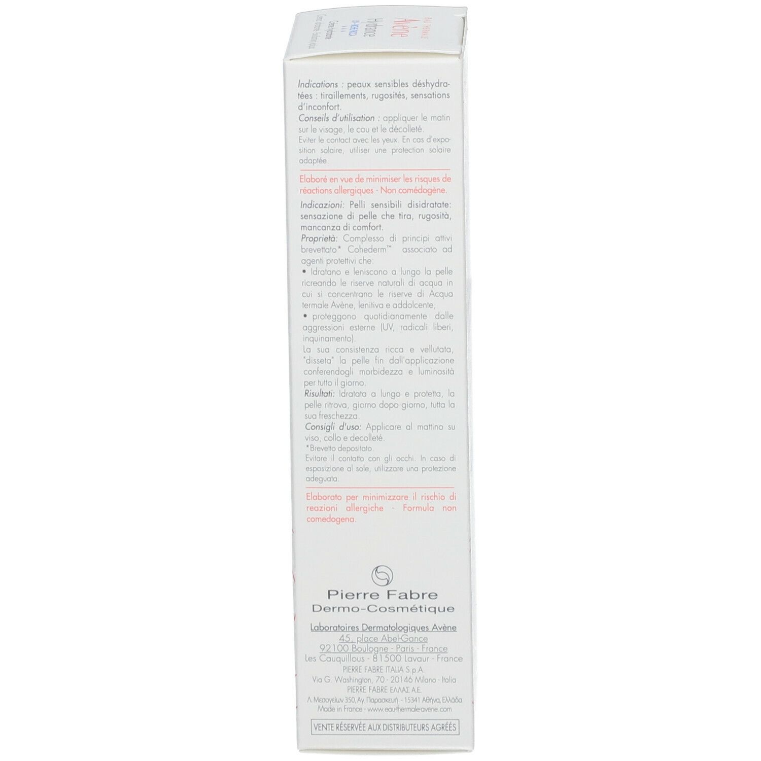 Avène Hydrance UV Ricca Crema Idratante SPF 30