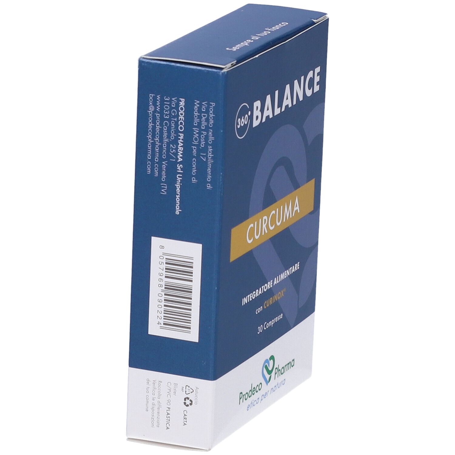 360 Balance Curcuma 30 Compresse