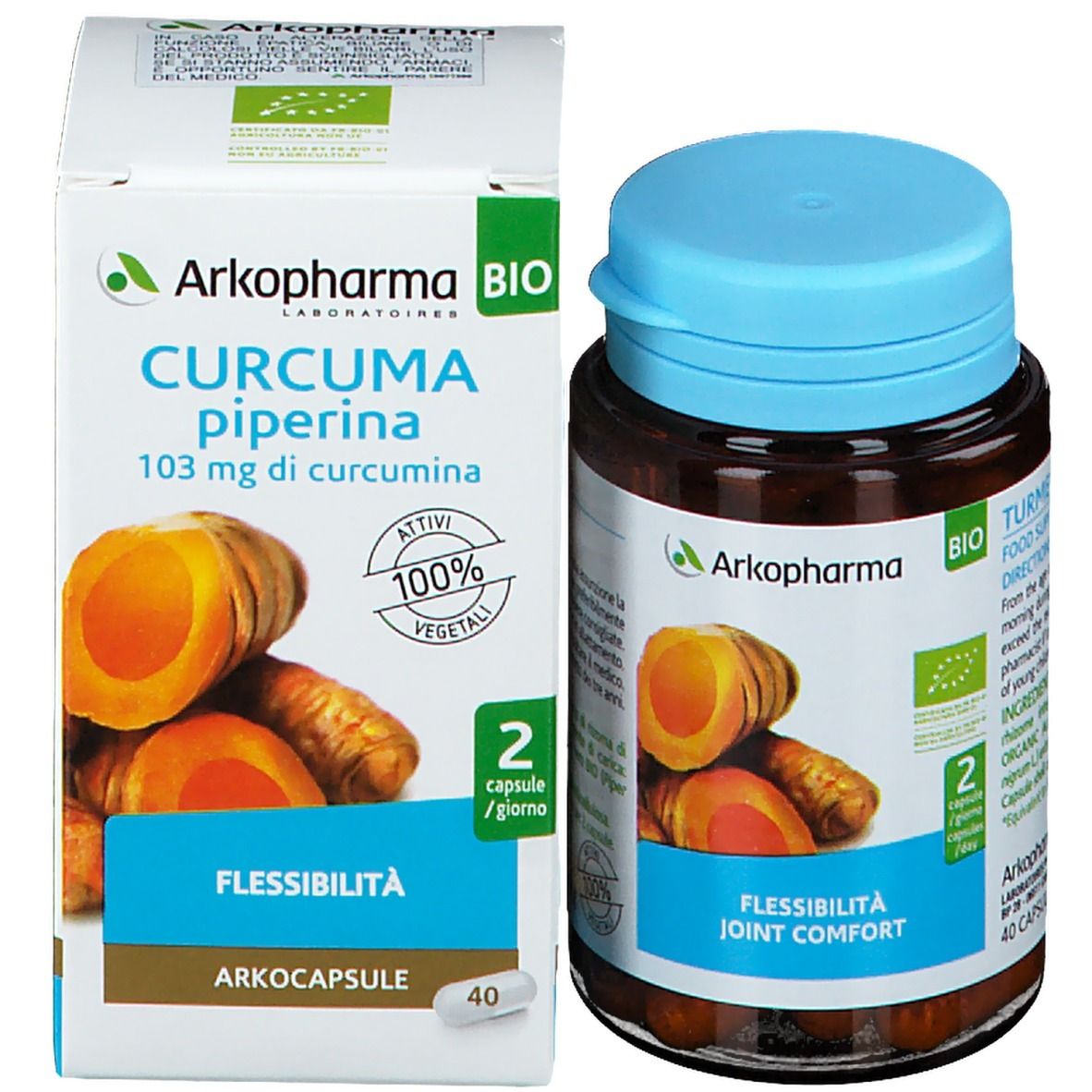 Arkopharma Arkocapsule® Curcuma + Piperina Bio