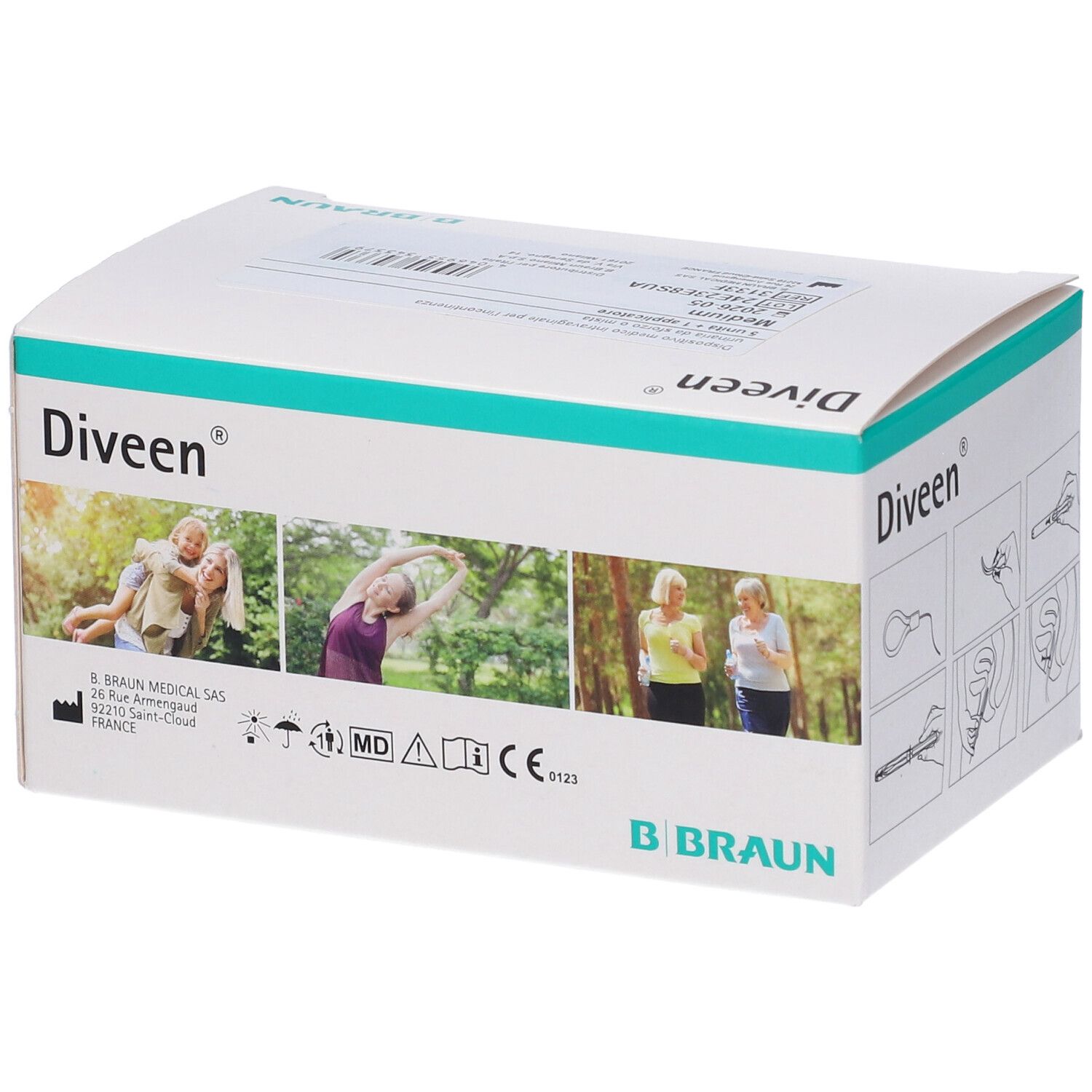 Dispositivo Per L'Incontinenza Urinaria Da Sforzo Diveen Medium 5 Pezzi