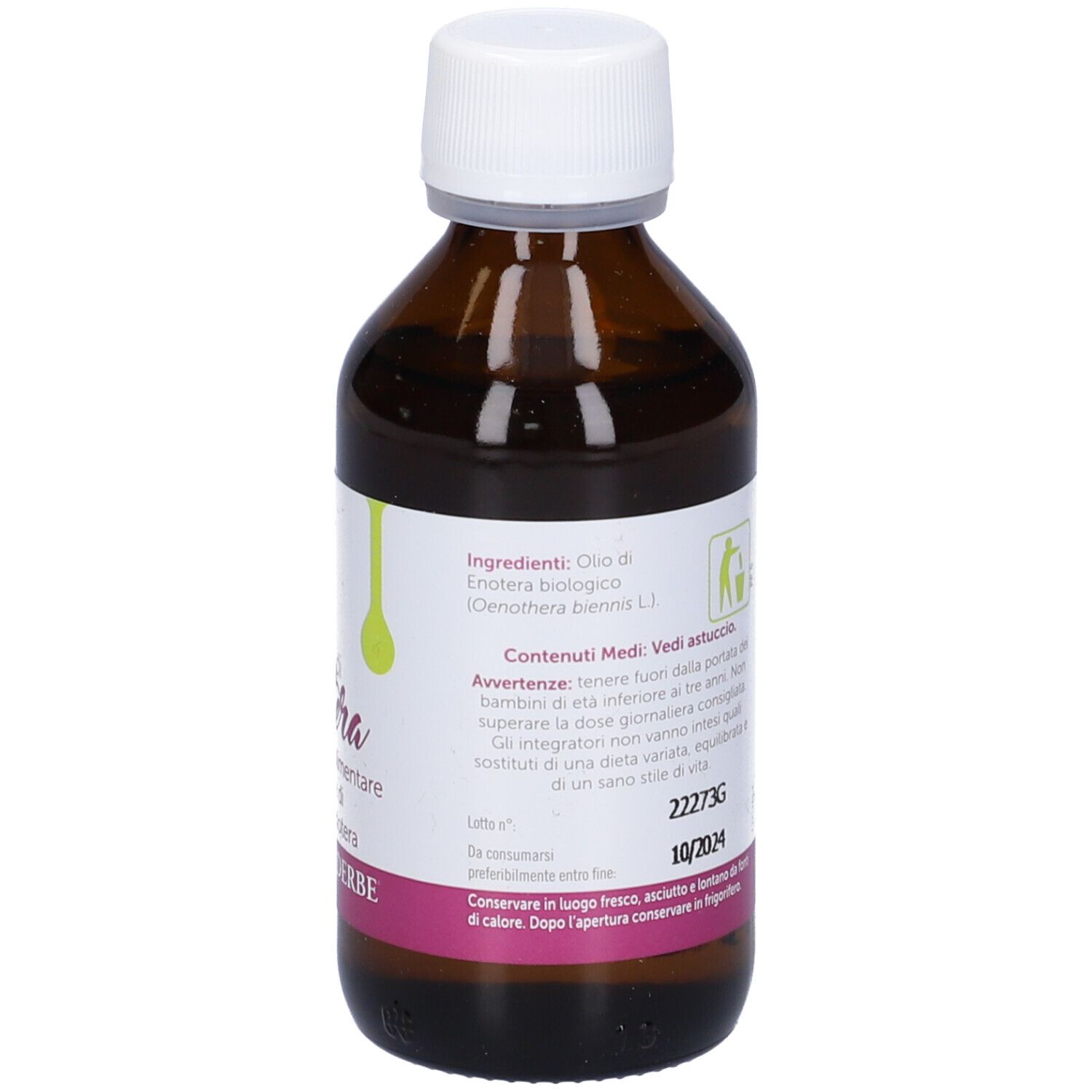 Olio Di Enotera Biologico100Ml