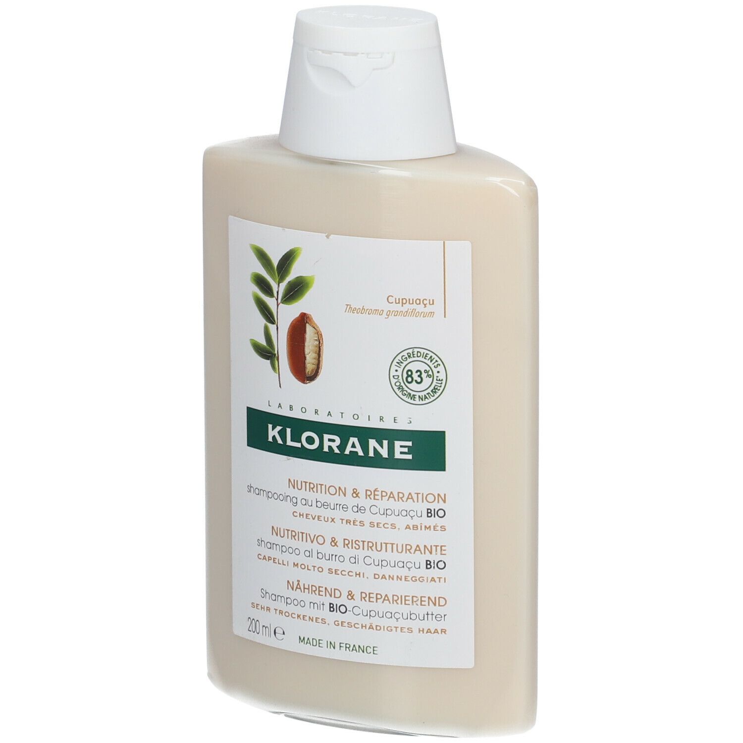 KLORANE Shampoo al burro di Cupuacu BIO Nutri-ristrutturante