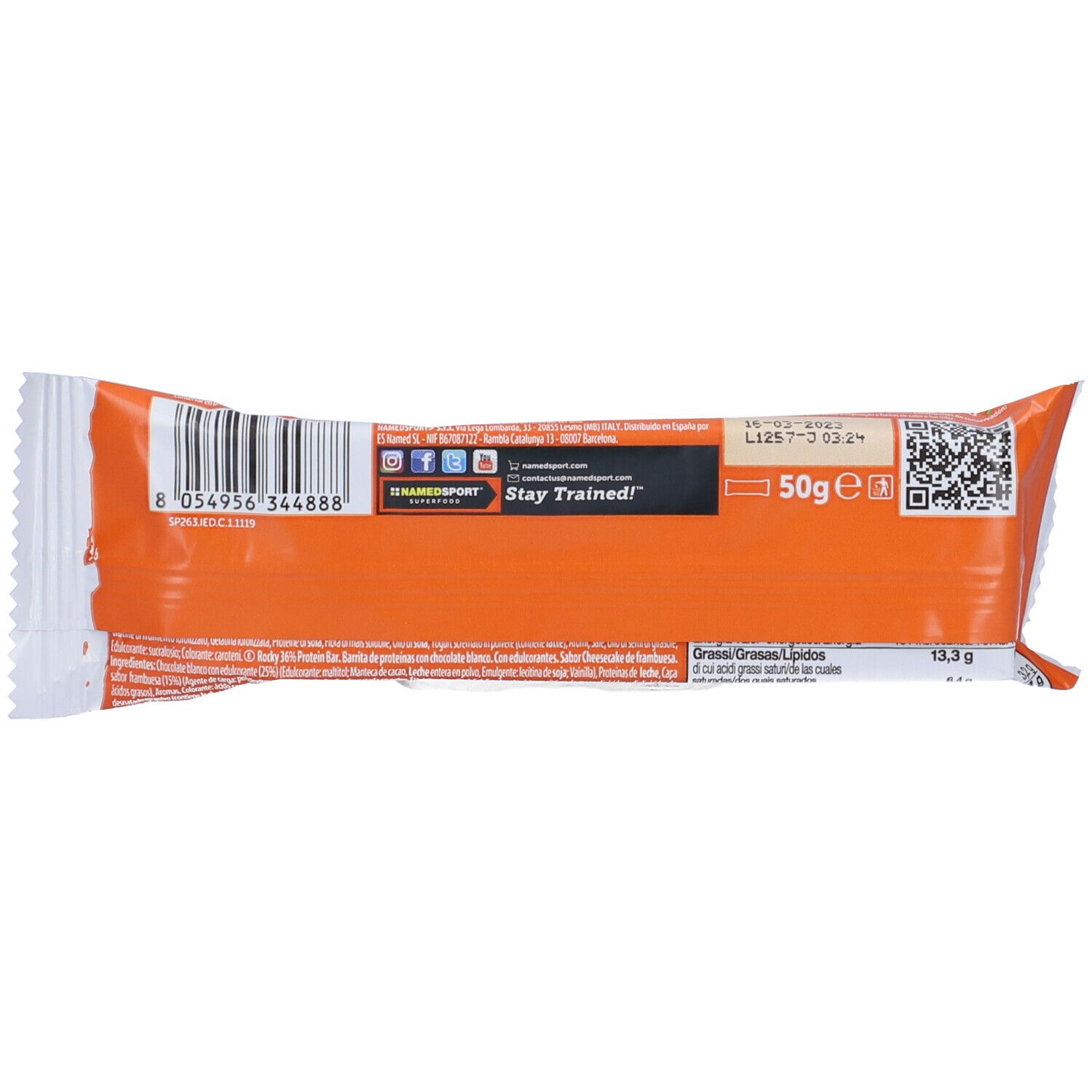 NAMED SPORT® Rocky 36% Protein Bar 50 g