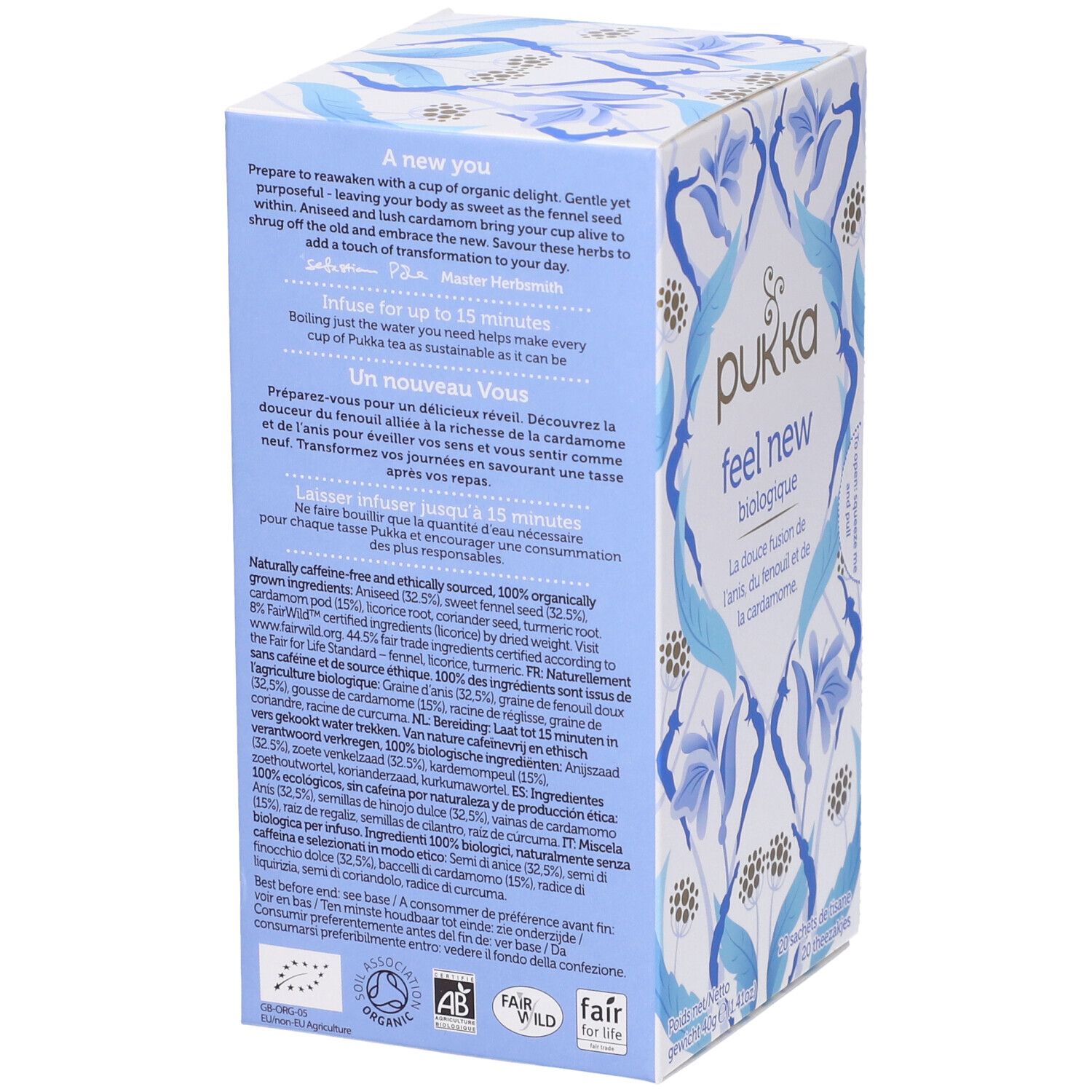 Feel new tisane - Pukka - 40 g