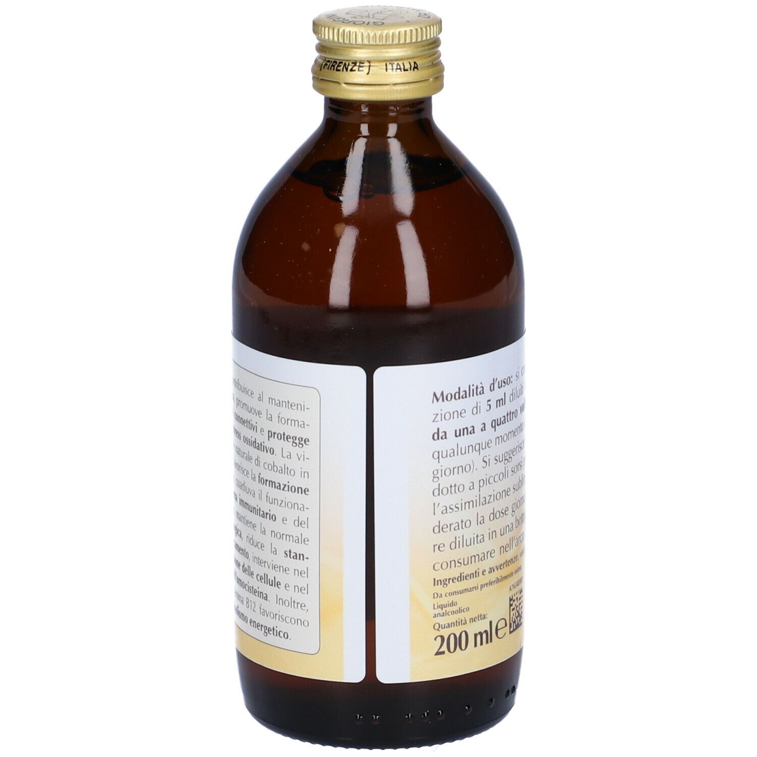 Olimentovis Oligoelemento Manganese Cobalt Liquido Analcolico Senza Zuccheri 200 Ml 40 Dosi
