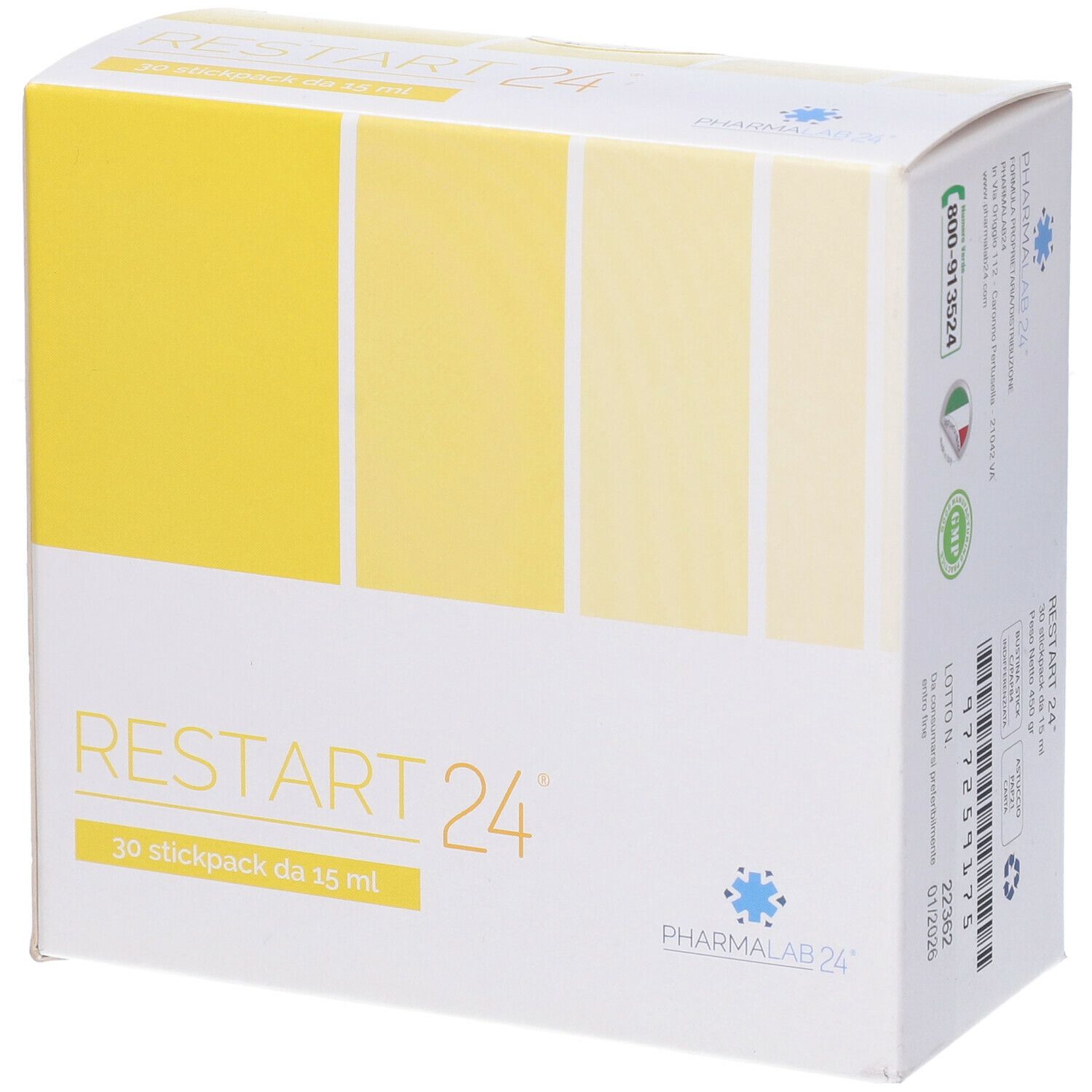 Restart24 30 Stickpack Da 15 Ml