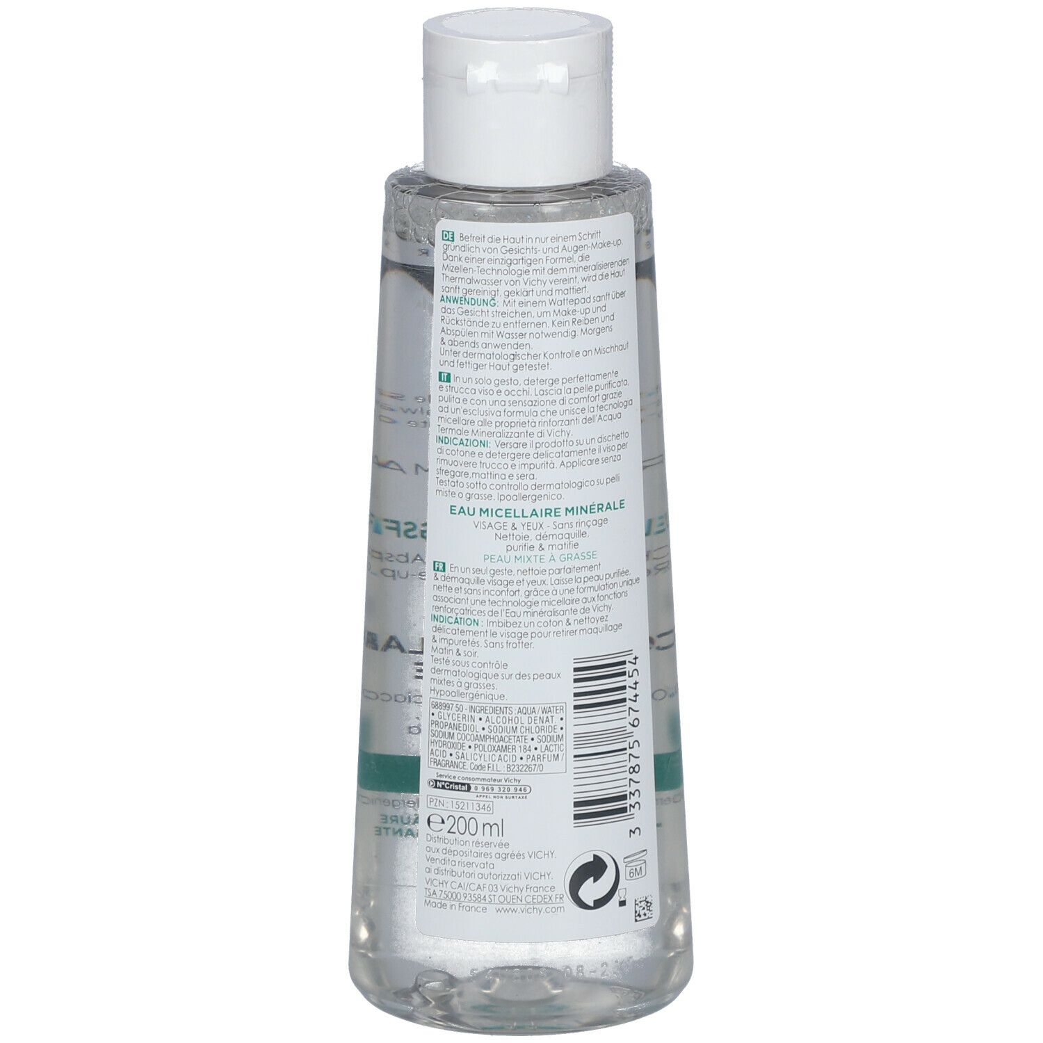 Vichy Purete Thermale Olio Micellare 200 ml