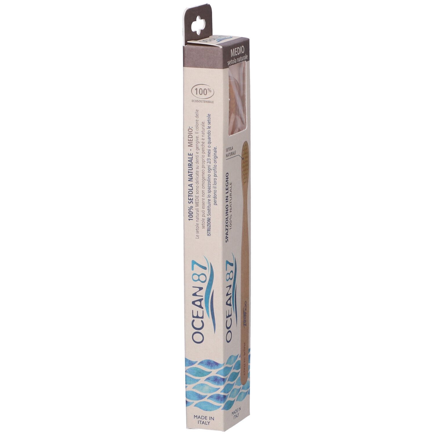 Ocean87 Spazzolino Legno Nat