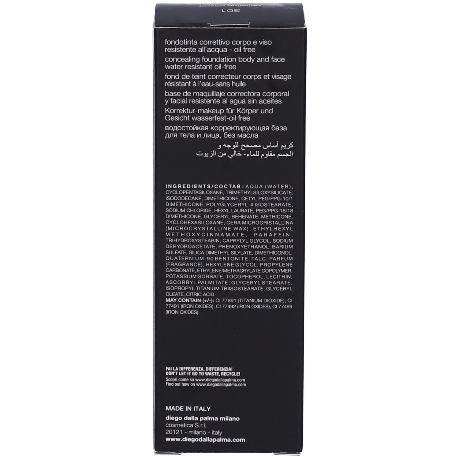 Camouflage Corrector Fondotinta Correttivo Corpo E Viso 01 40 Ml