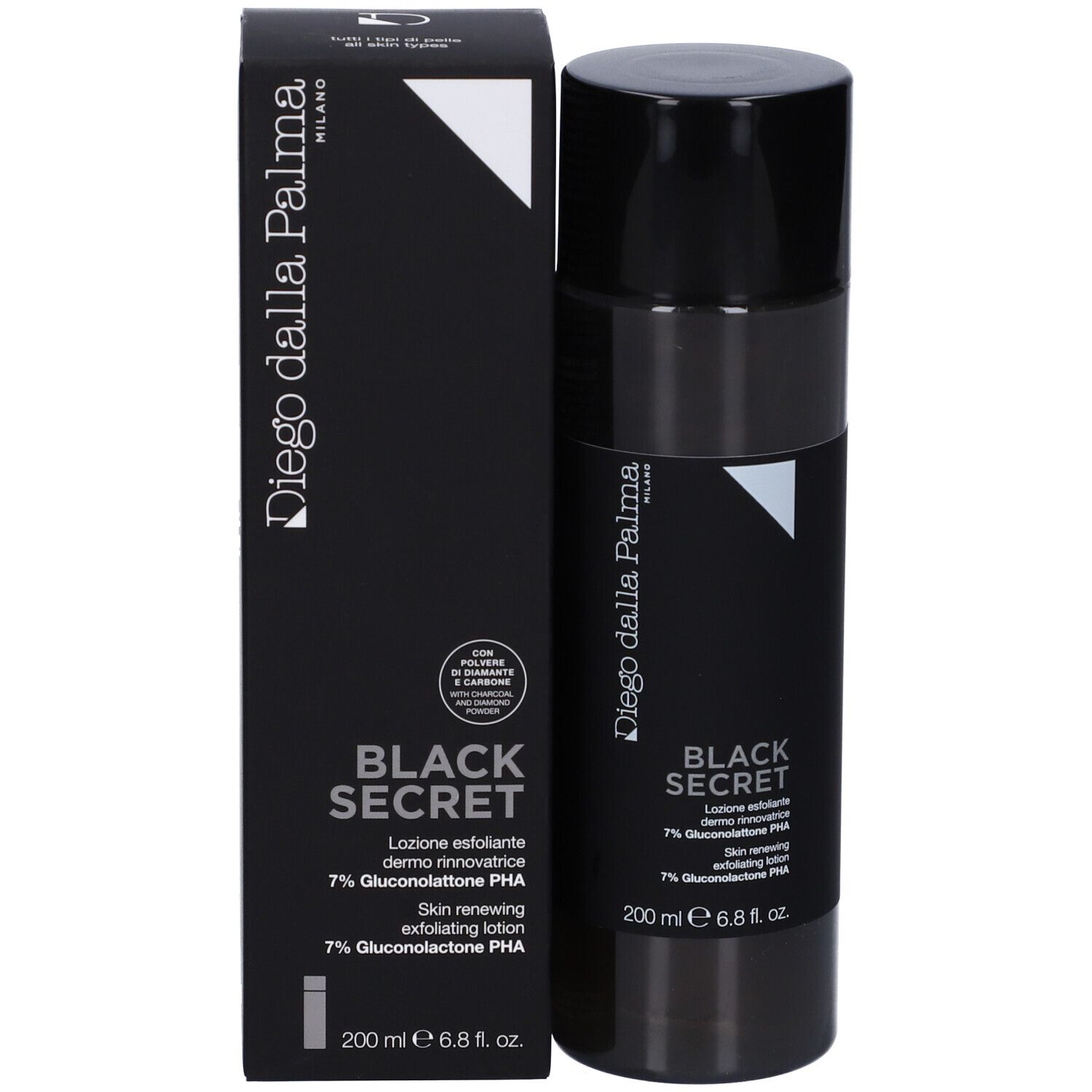 Black Secret Lozione Esfoliante Dermo Rinnovatrice 200 Ml