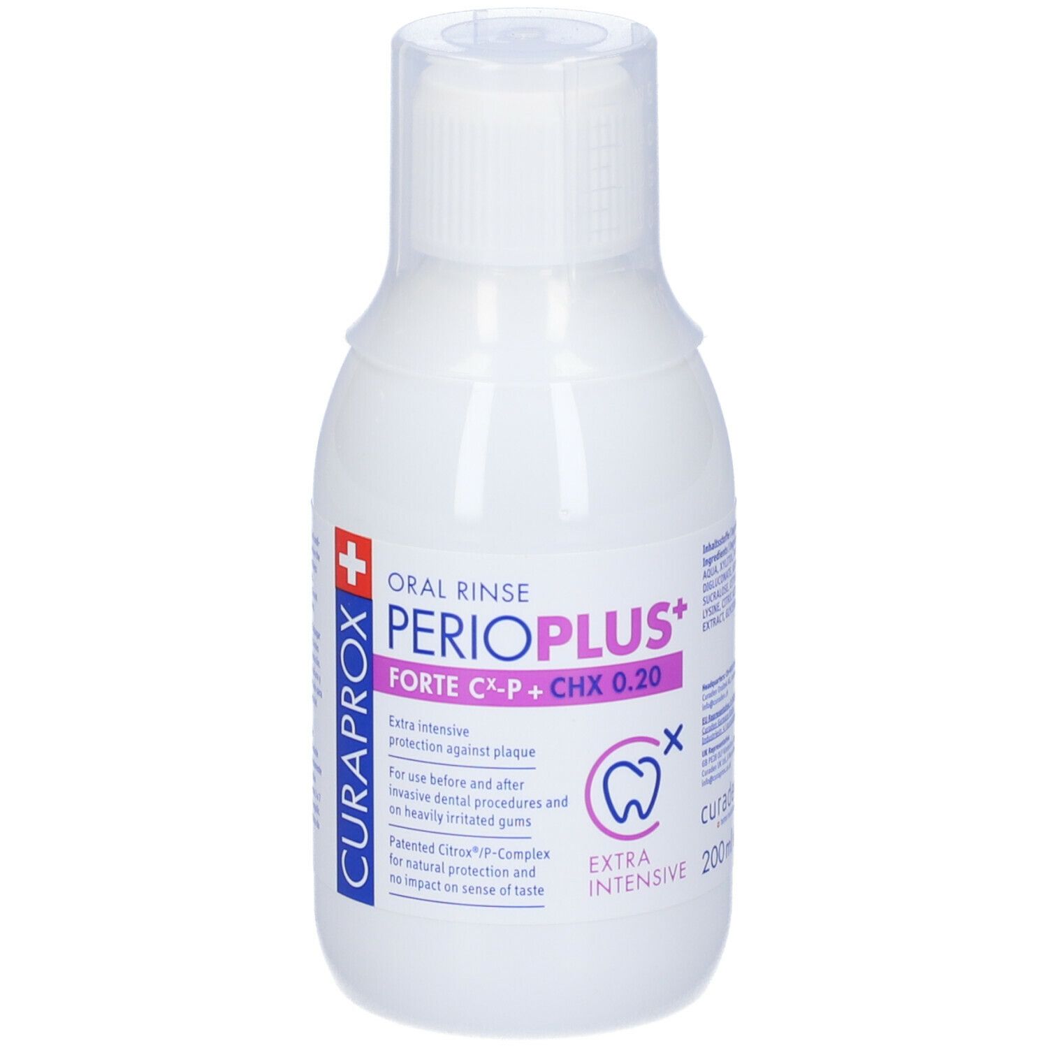 Curaprox Perioplus+ Forte Cx-p + Chx 0.20 Collutorio