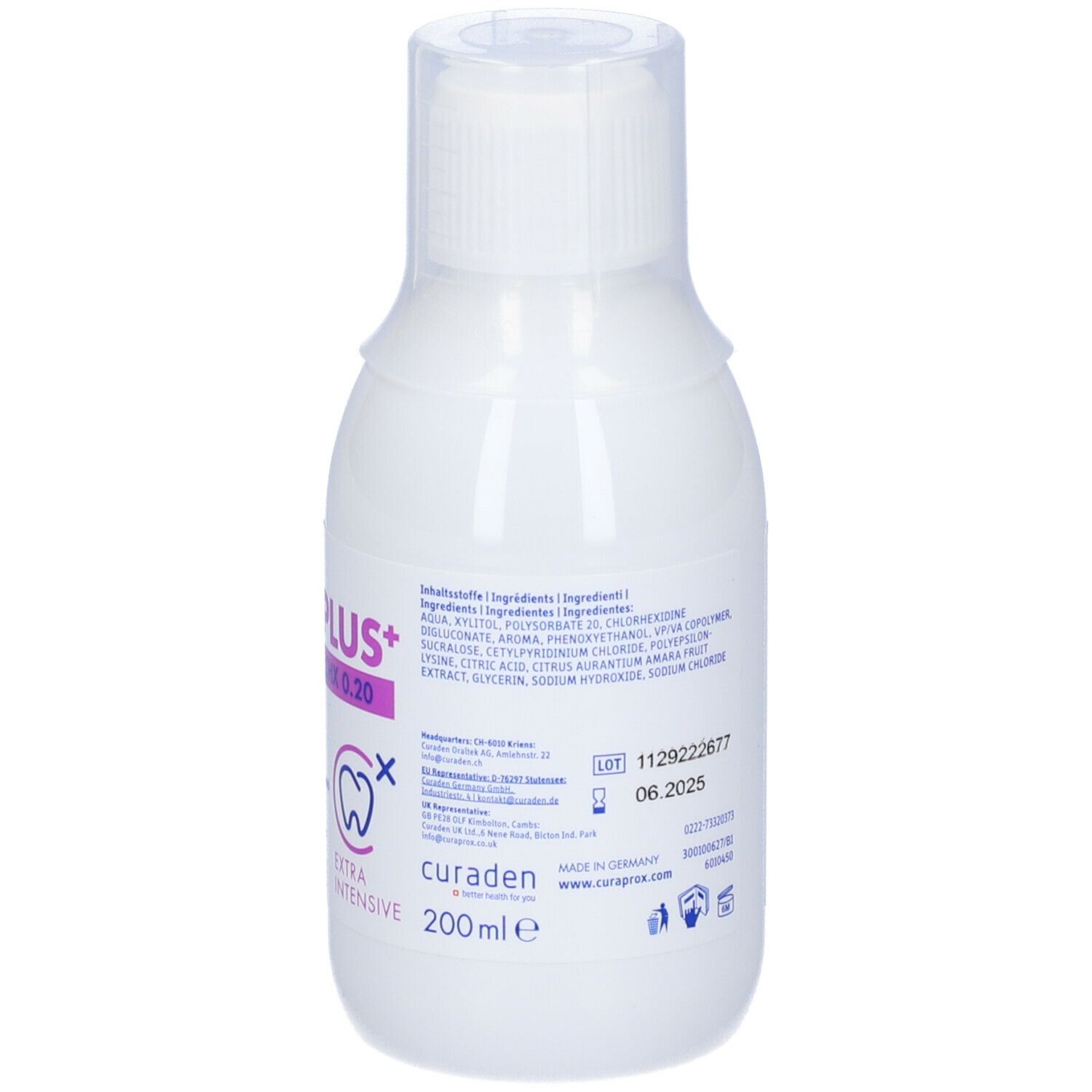 Curaprox Perioplus+ Forte Cx-p + Chx 0.20 Collutorio