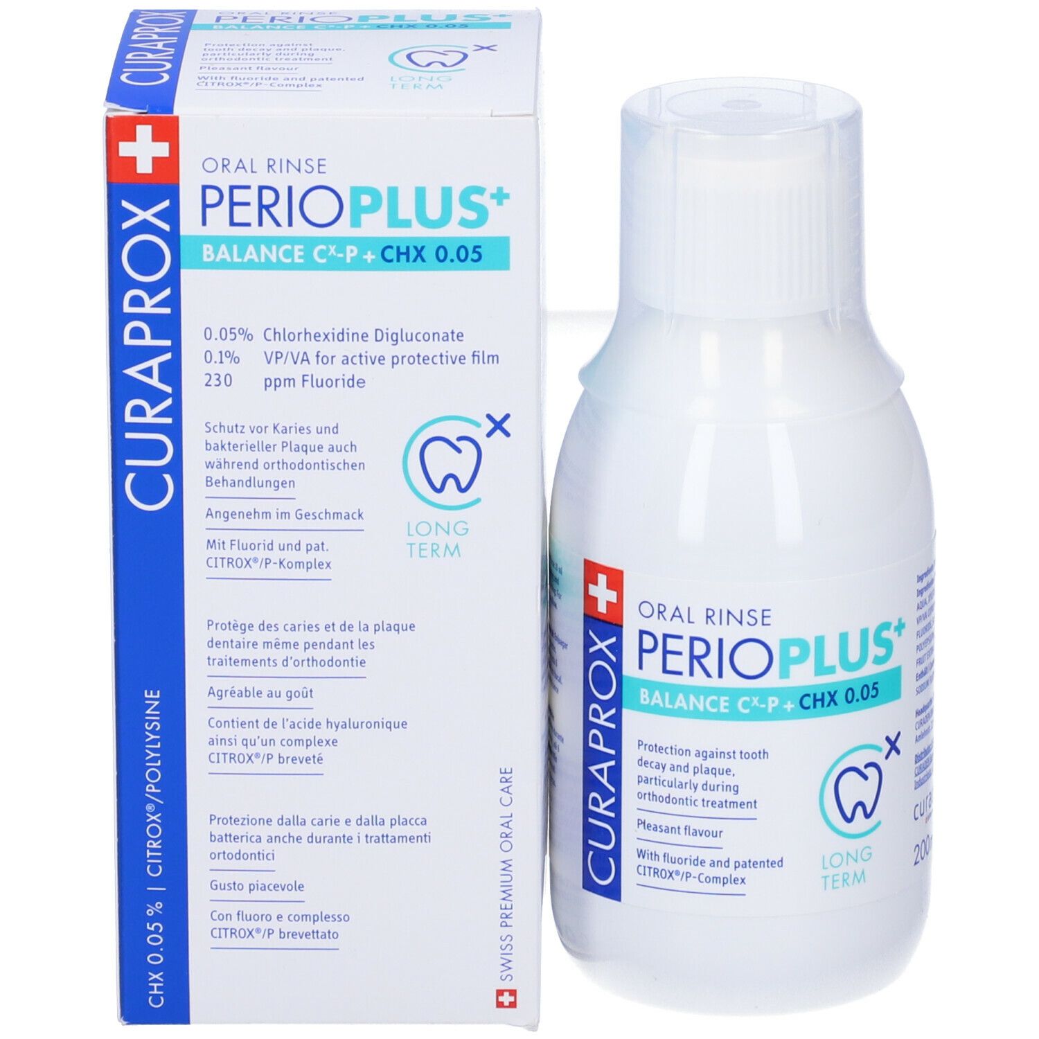 Curaprox Perioplus+ Balance CX-P+CHX 0.05 Collutorio