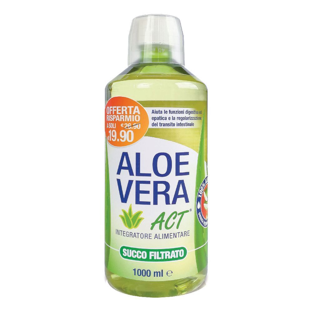 Aloe Vera Act Succo Filtrato 1000 Ml