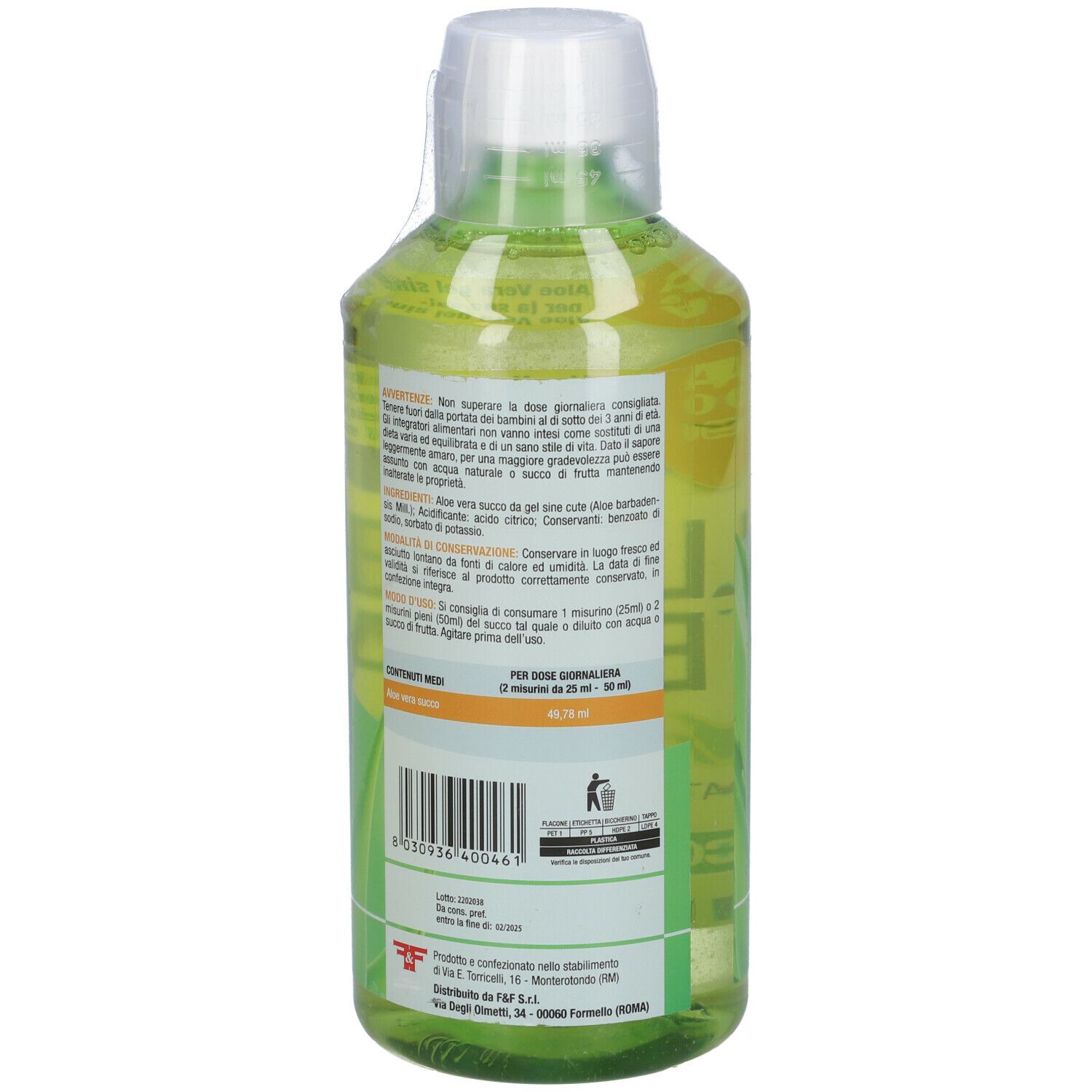 Aloe Vera Act Succo Filtrato 1000 Ml