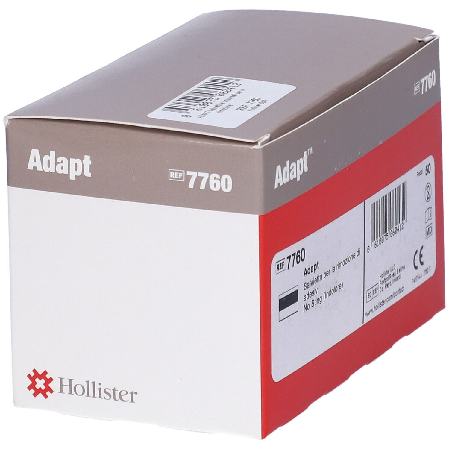 Salviette Adapt Remover Per Rimozione Adesivi Universali 50 Pezzi