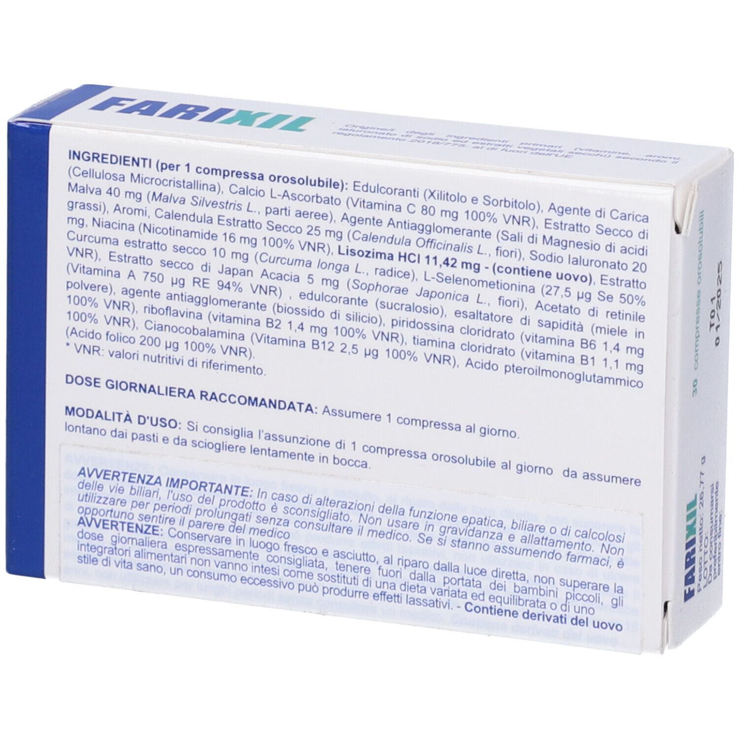 Farixil 30 Compresse Orosolubili