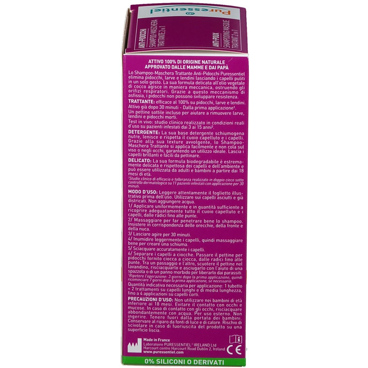 Puressentiel Anti-Pidocchi Shampoo Trattante 2 in 1
