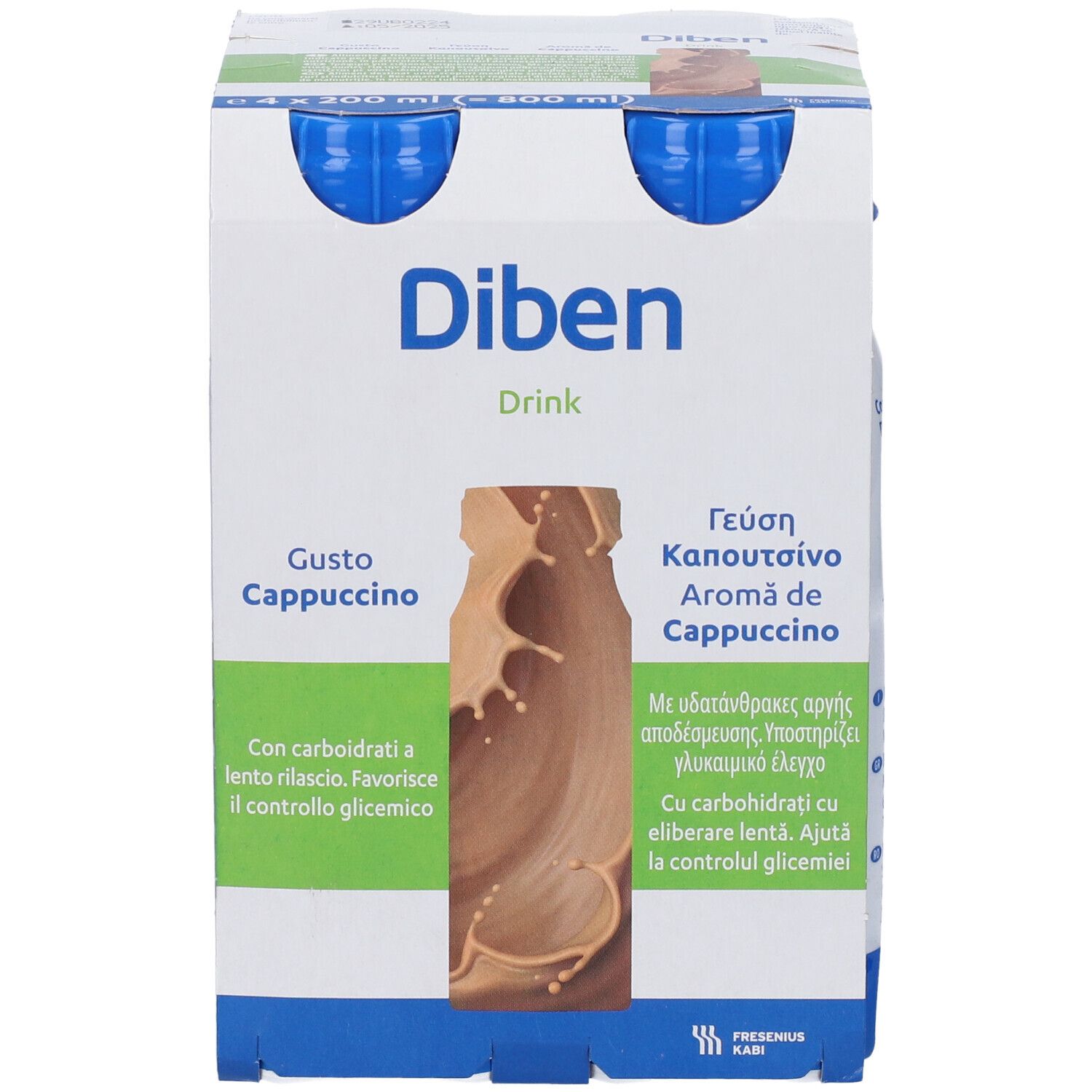 Diben Drink Cappuccino 4 Flaconi X 200 Ml