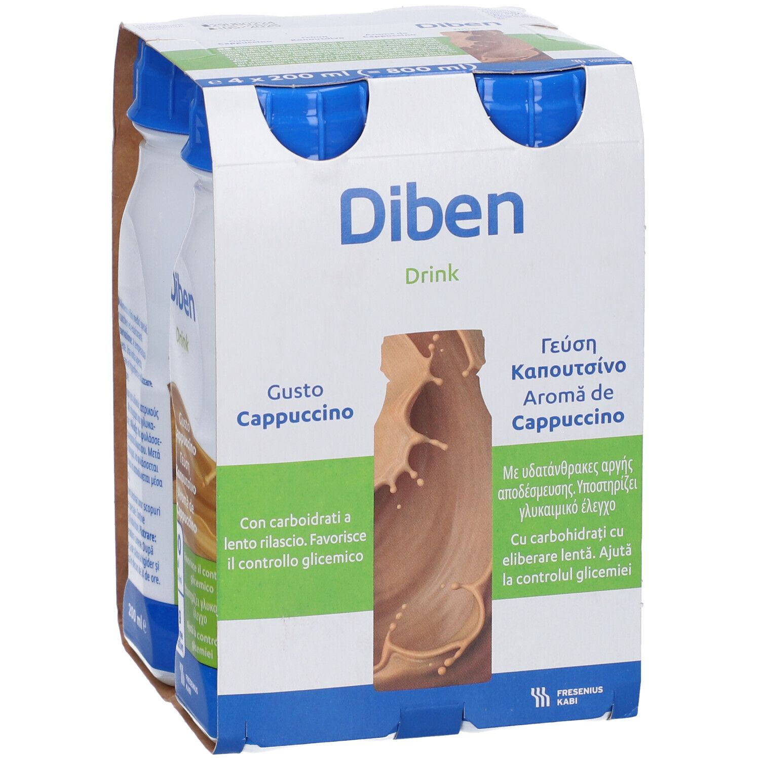 Diben Drink Cappuccino 4 Flaconi X 200 Ml