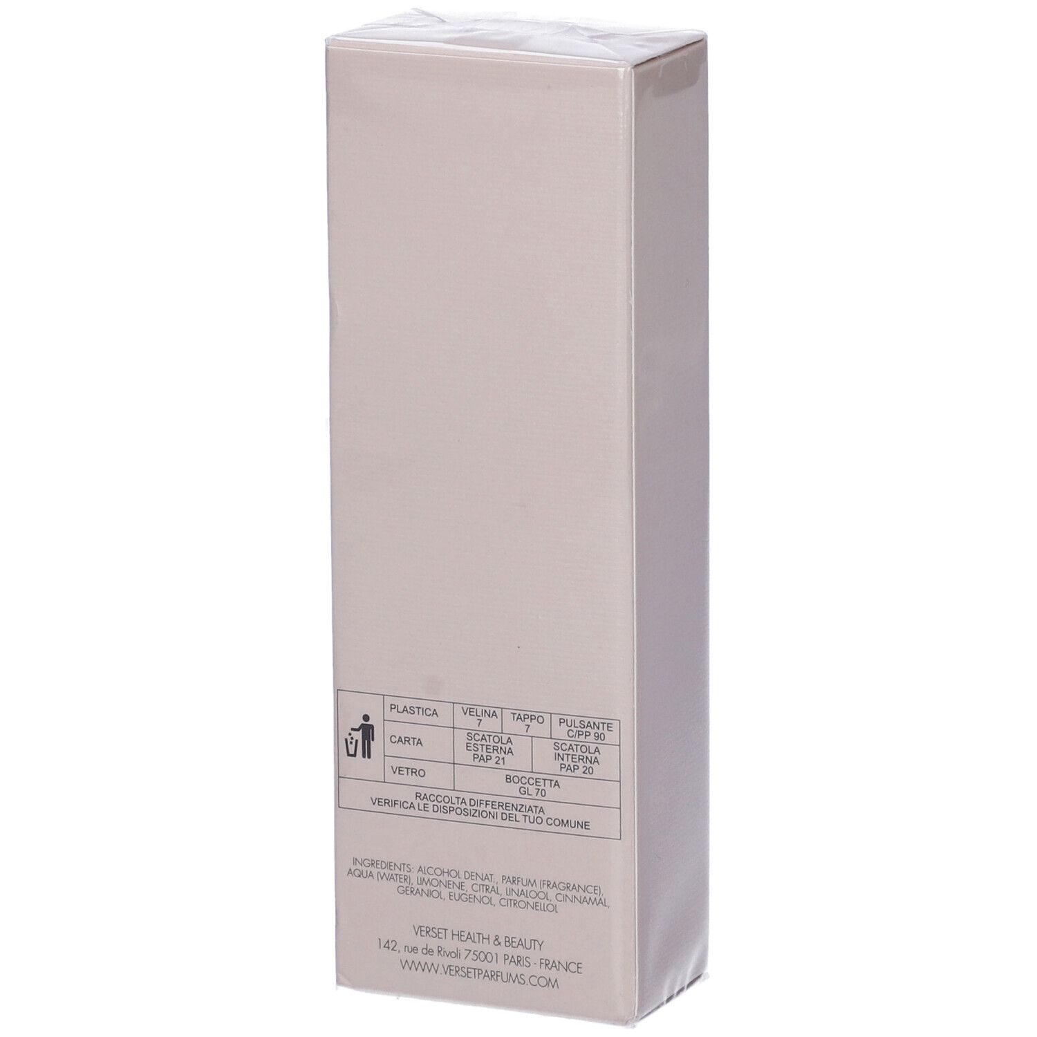 Verset Sensi Piu' Eau De Parfum 50 Ml