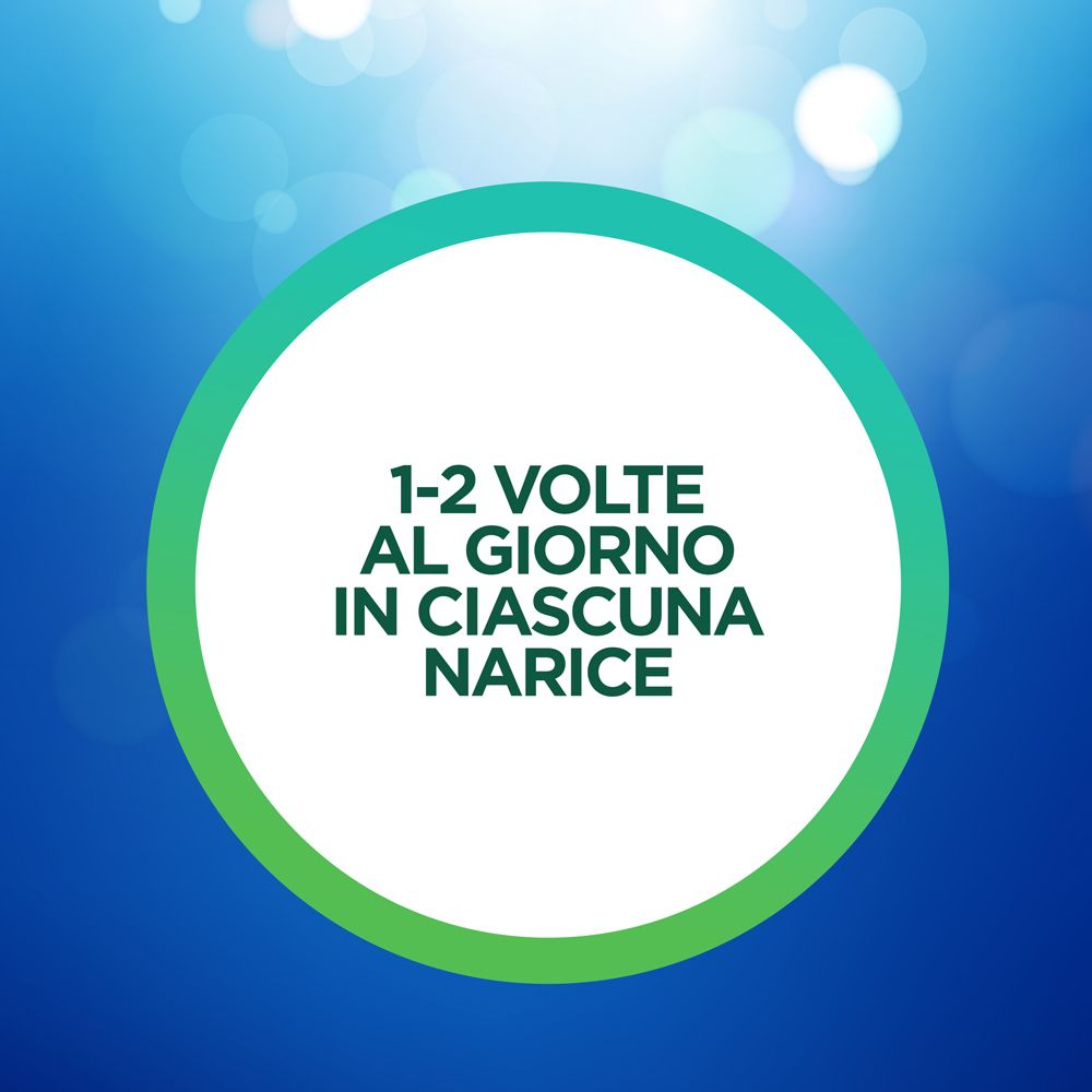 Testo: 1-2 volte al giorno in ciascuna narice.