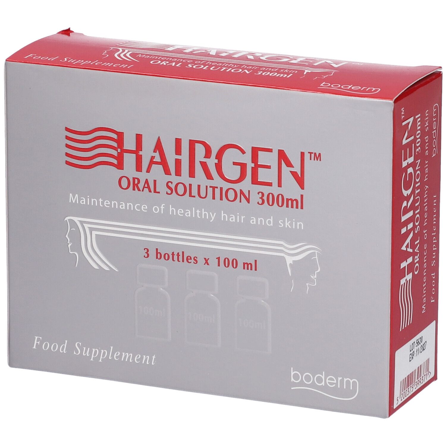 Hairgen Soluzione Orale 3 Boccette Da 100 Ml